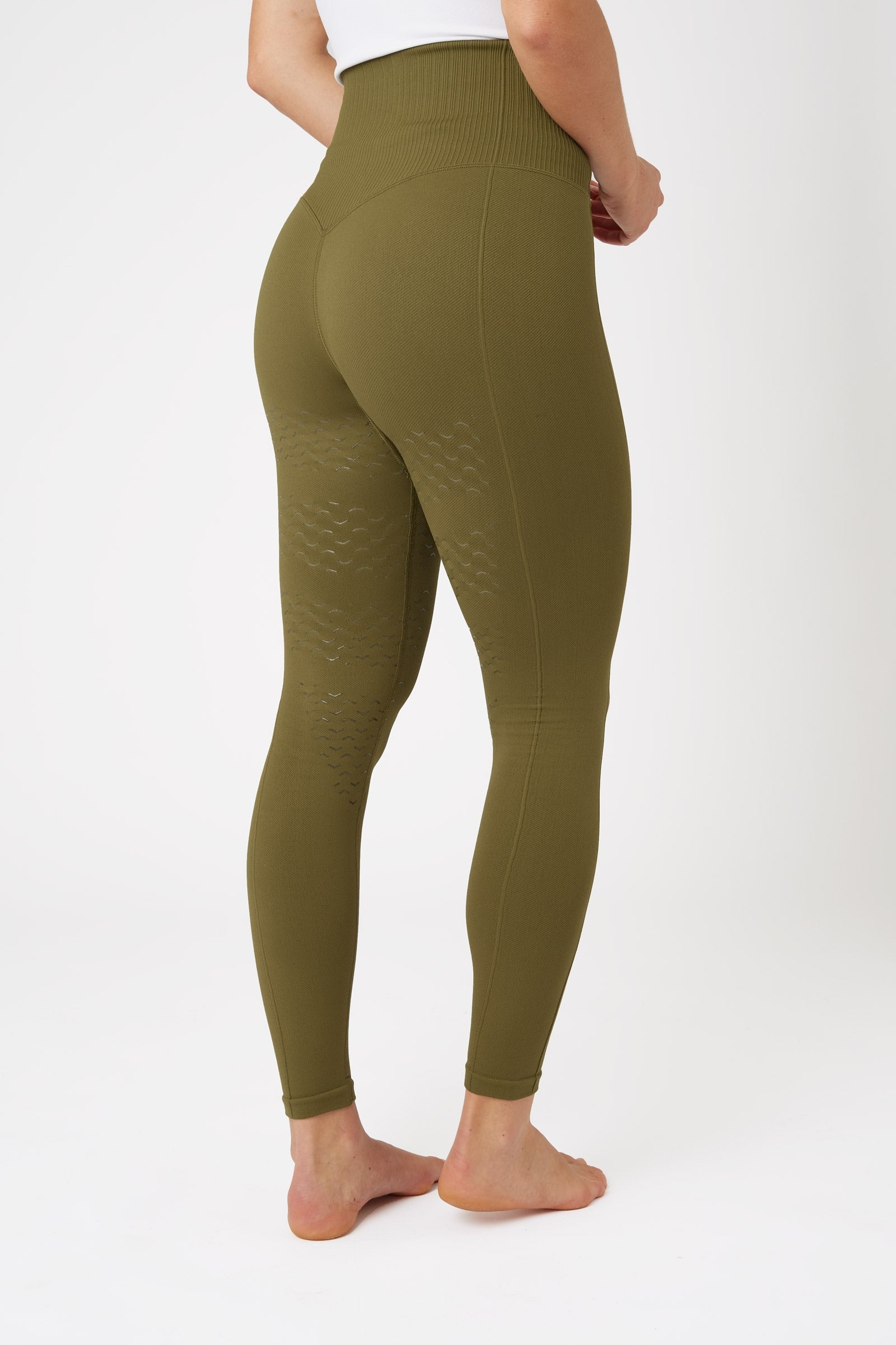 Horze Melissa Bezszwowe damskie legginsy termiczne do jazdy konnej Womens Breeches