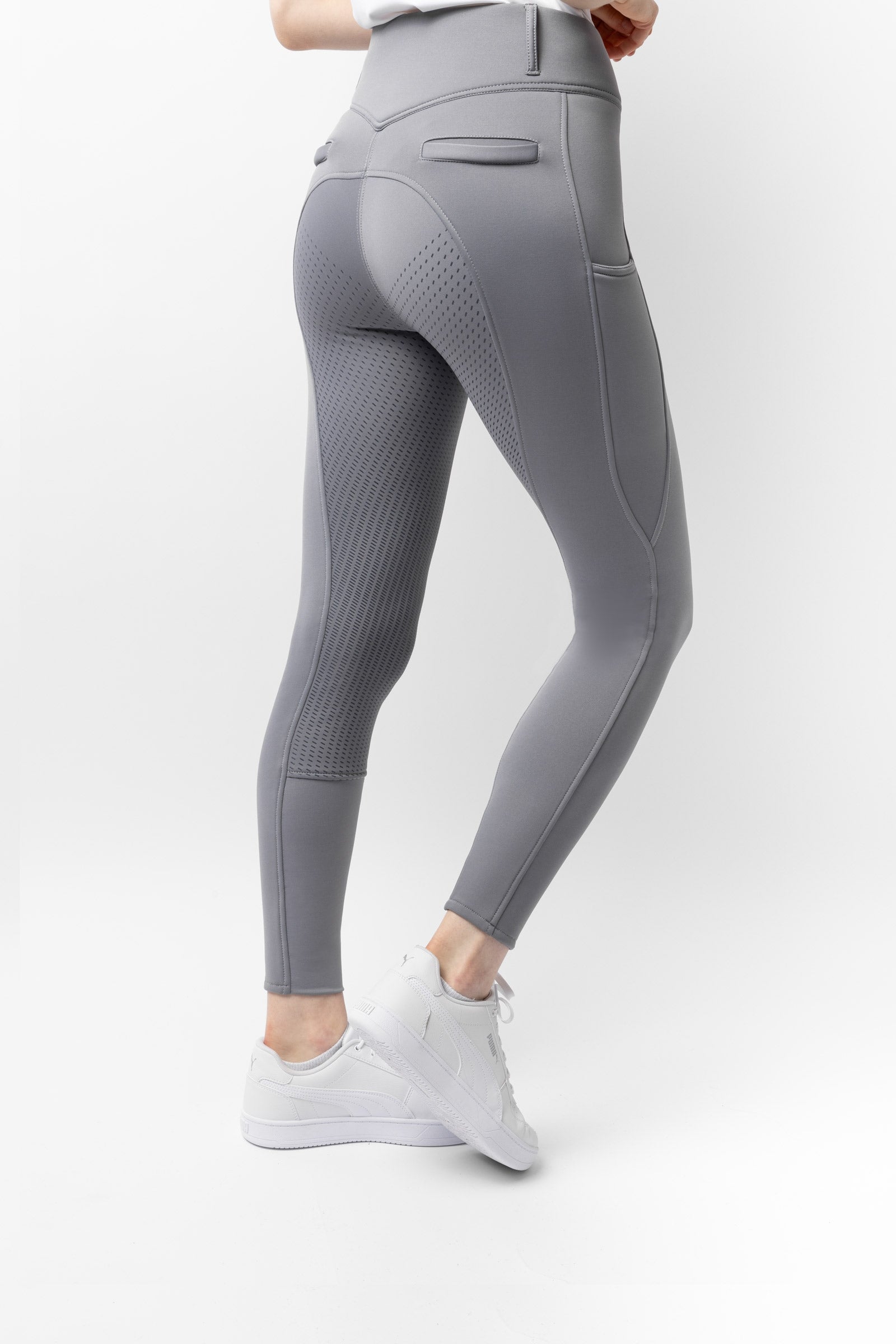 Horze Mira Damskie bryczesy termiczne z pełnym lejem Womens Breeches