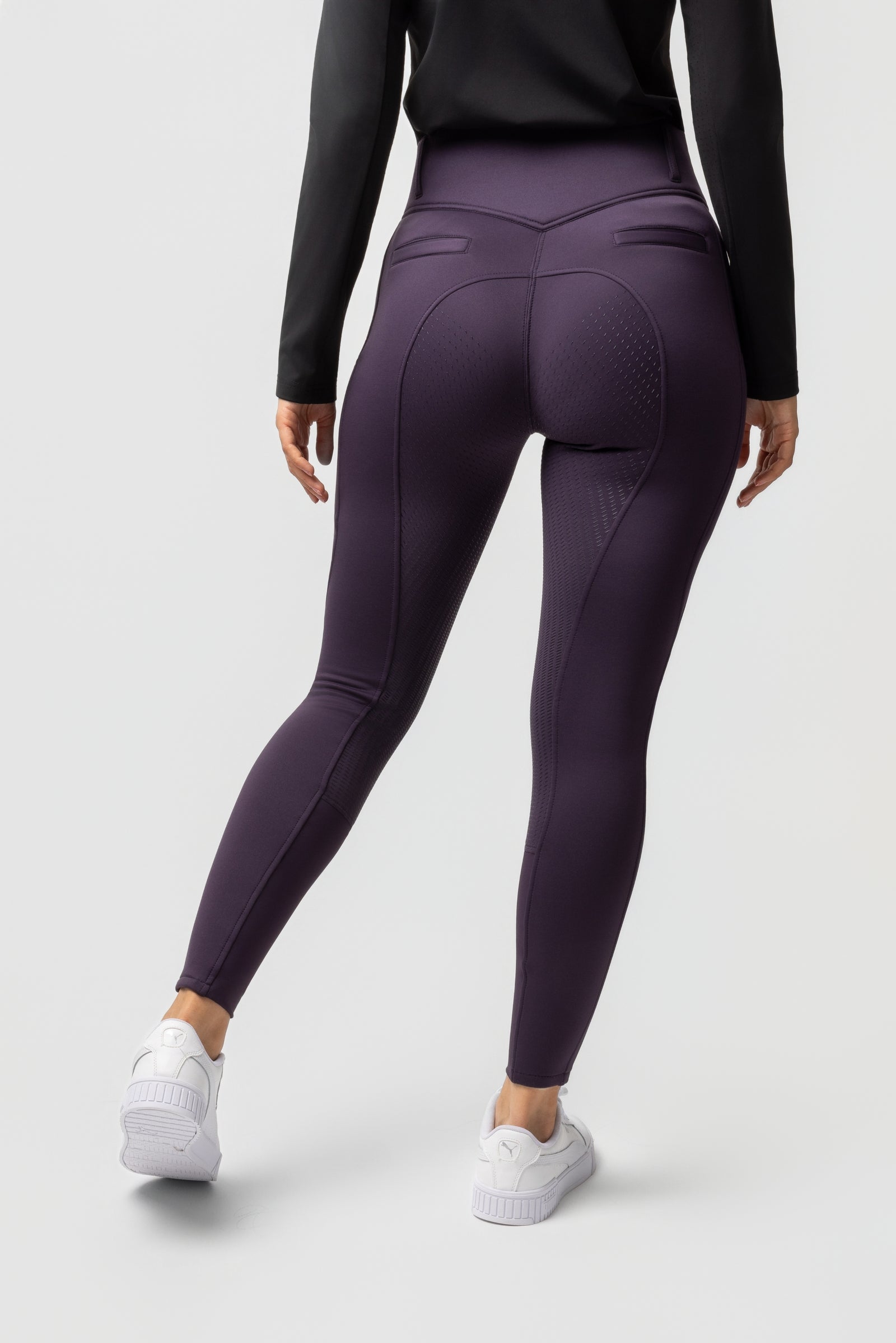Horze Mira Damskie bryczesy termiczne z pełnym lejem Womens Breeches