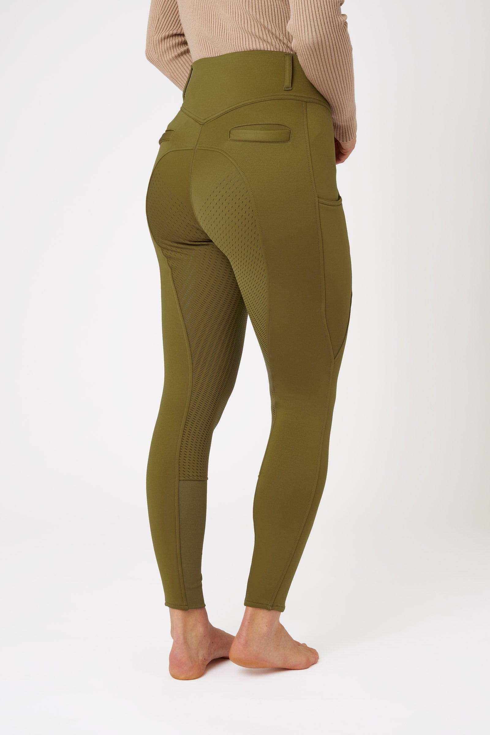 Horze Mira Damskie bryczesy termiczne z pełnym lejem Womens Breeches