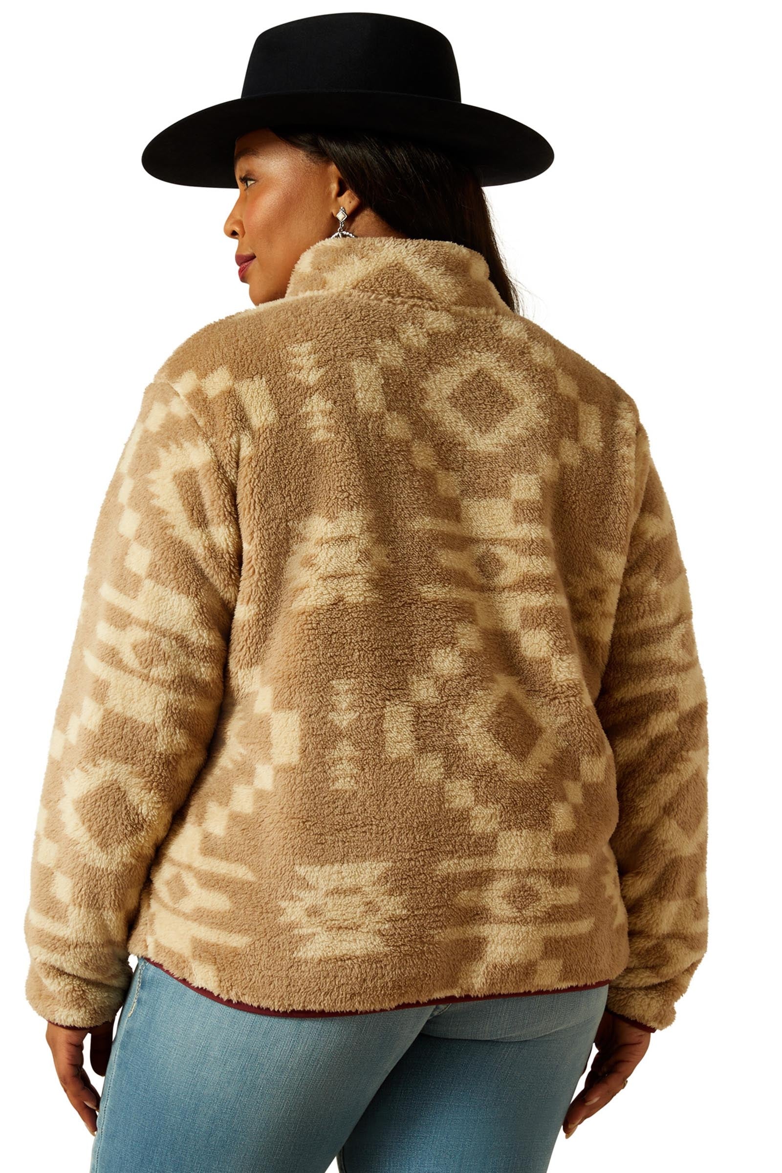 Ariat Berber Snap Women´s Sweater With 1/2 Placket Women’s Riding Clothing
