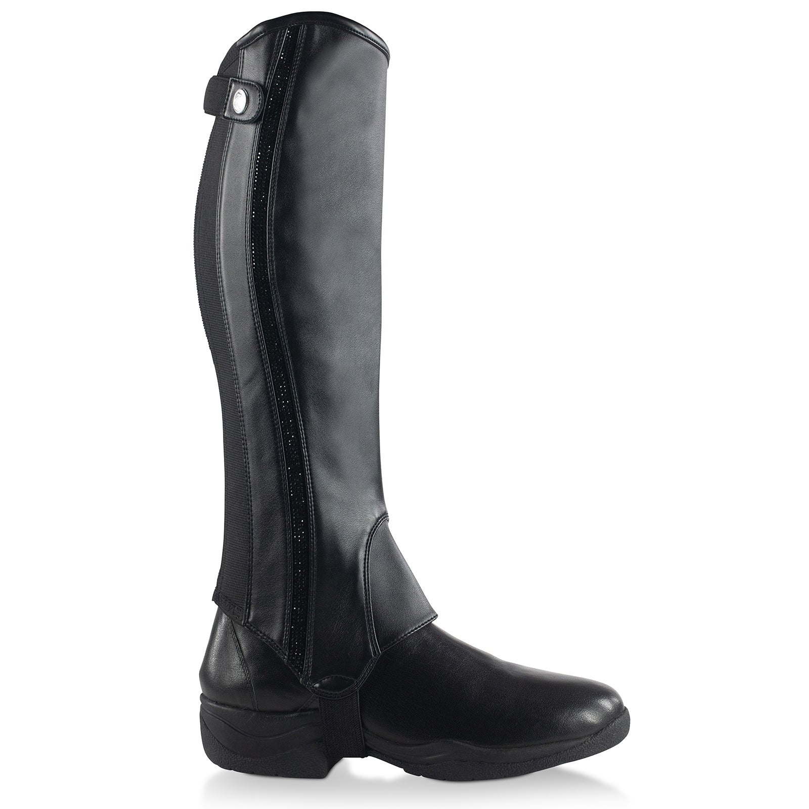 Horze Sabrina Women's PU Leather Glitter Half Chaps Riding Boots & Riding Shoes