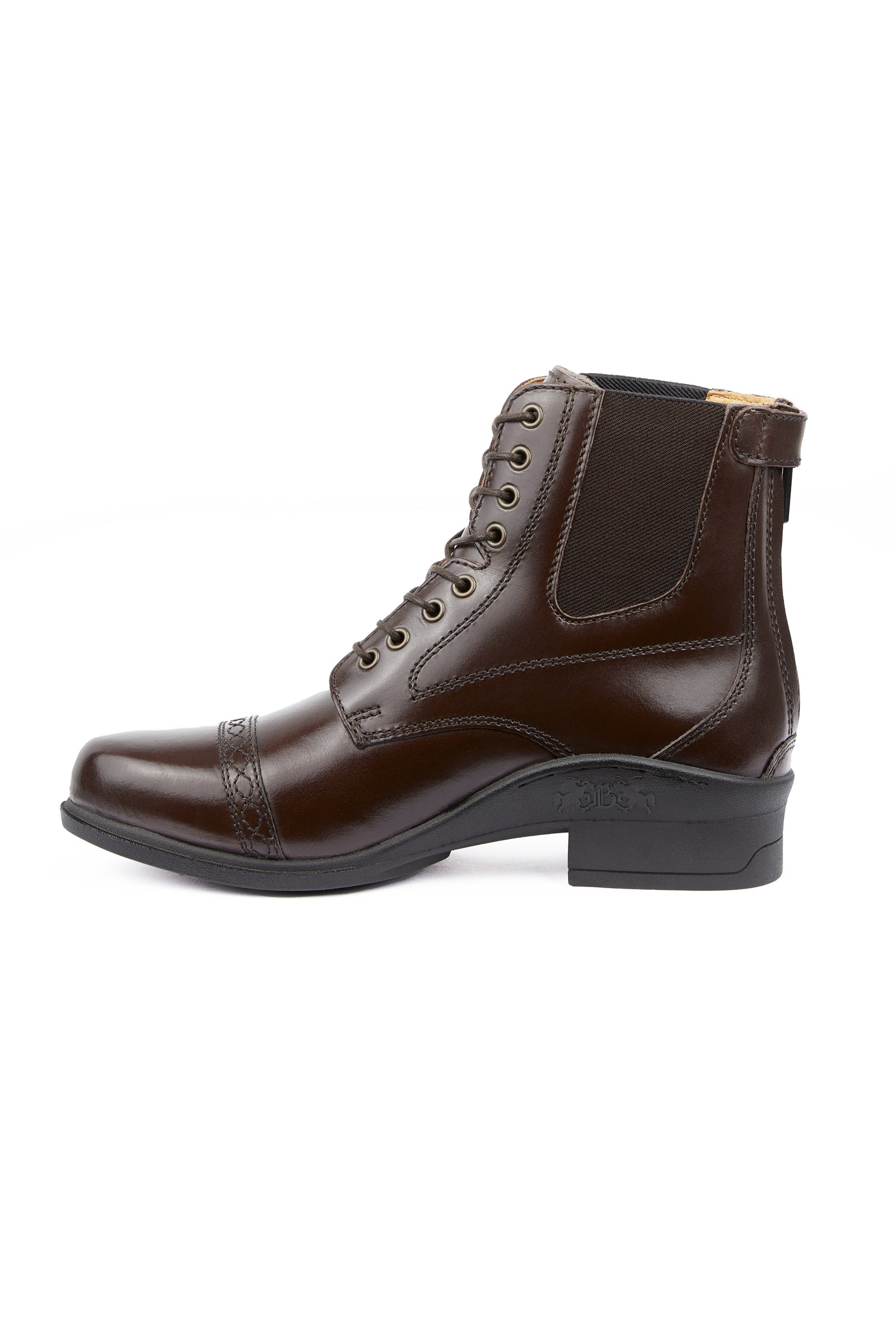B Vertigo Women's Jupiter Front-Lace Leather Jodhpur Boots Riding Boots & Riding Shoes