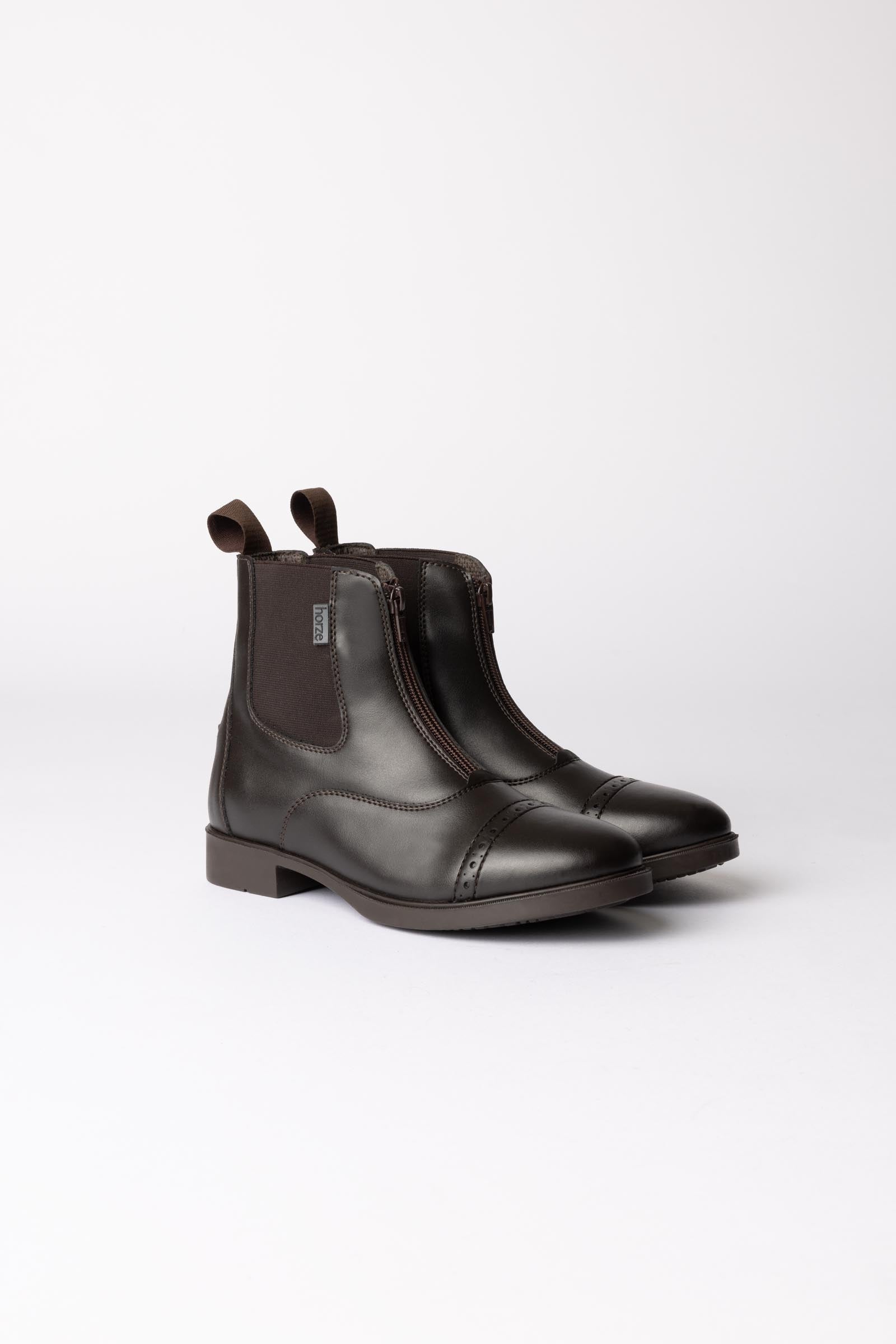 Horze Sztyblety damskie Jodhpur Wexford, z zamkiem błyskawicznym z przodu Obuwie jeździeckie i Czapsy