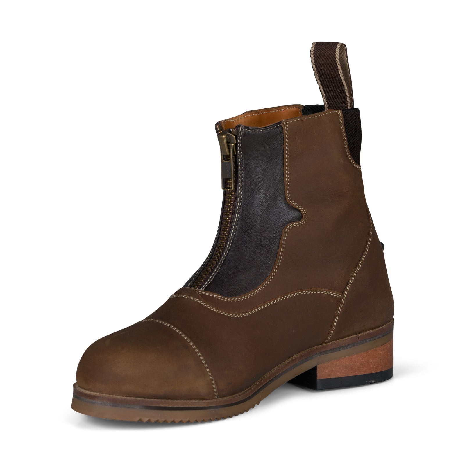 Horze Seville Kids Jodhpur Boots with Front Zip Riding Boots & Riding Shoes