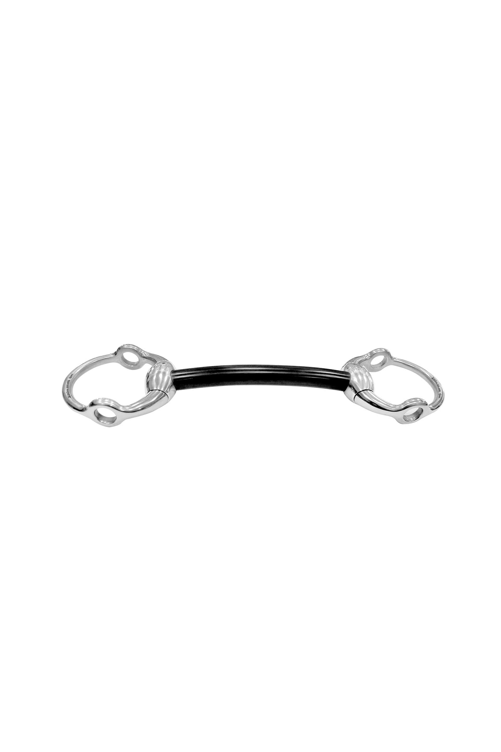 Sprenger oliwkowe wędzidło gag Hardcarbon, proste 16 mm, stal nierdzewna Wędzidła