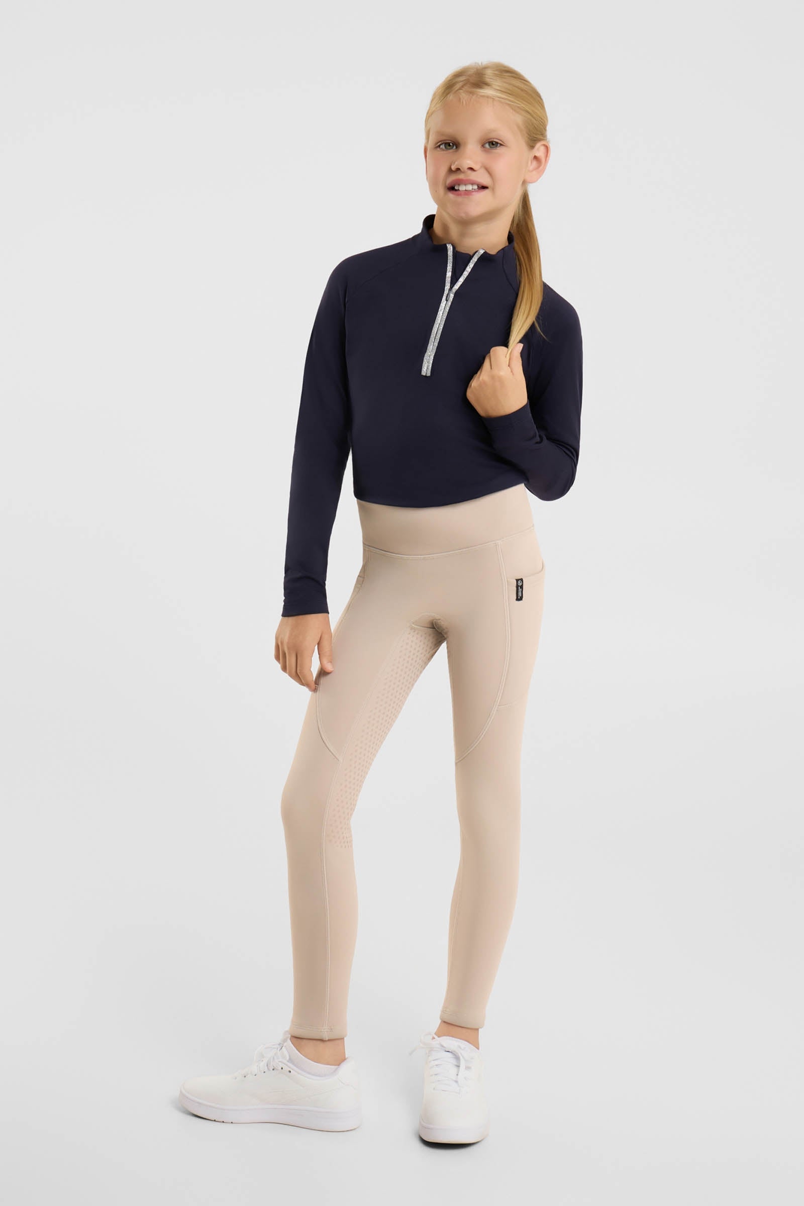 Horze Greta JR Kids´ Thermo Fullgrip Riding Tights Kids Apparel