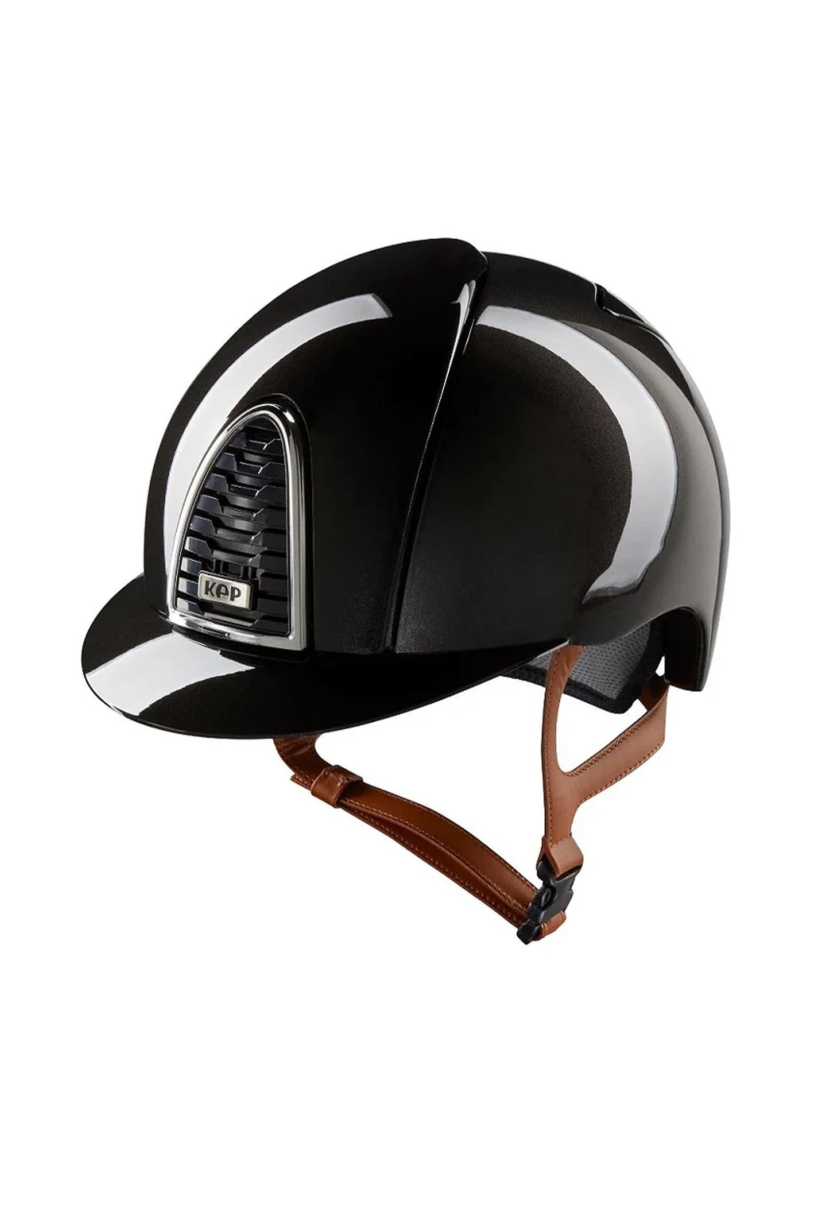 KEP Helmets KEP Cromo 2.0 Shine/Beige Polo Riding Helmet, App Compatible Kaski i kamizelki jeździeckie