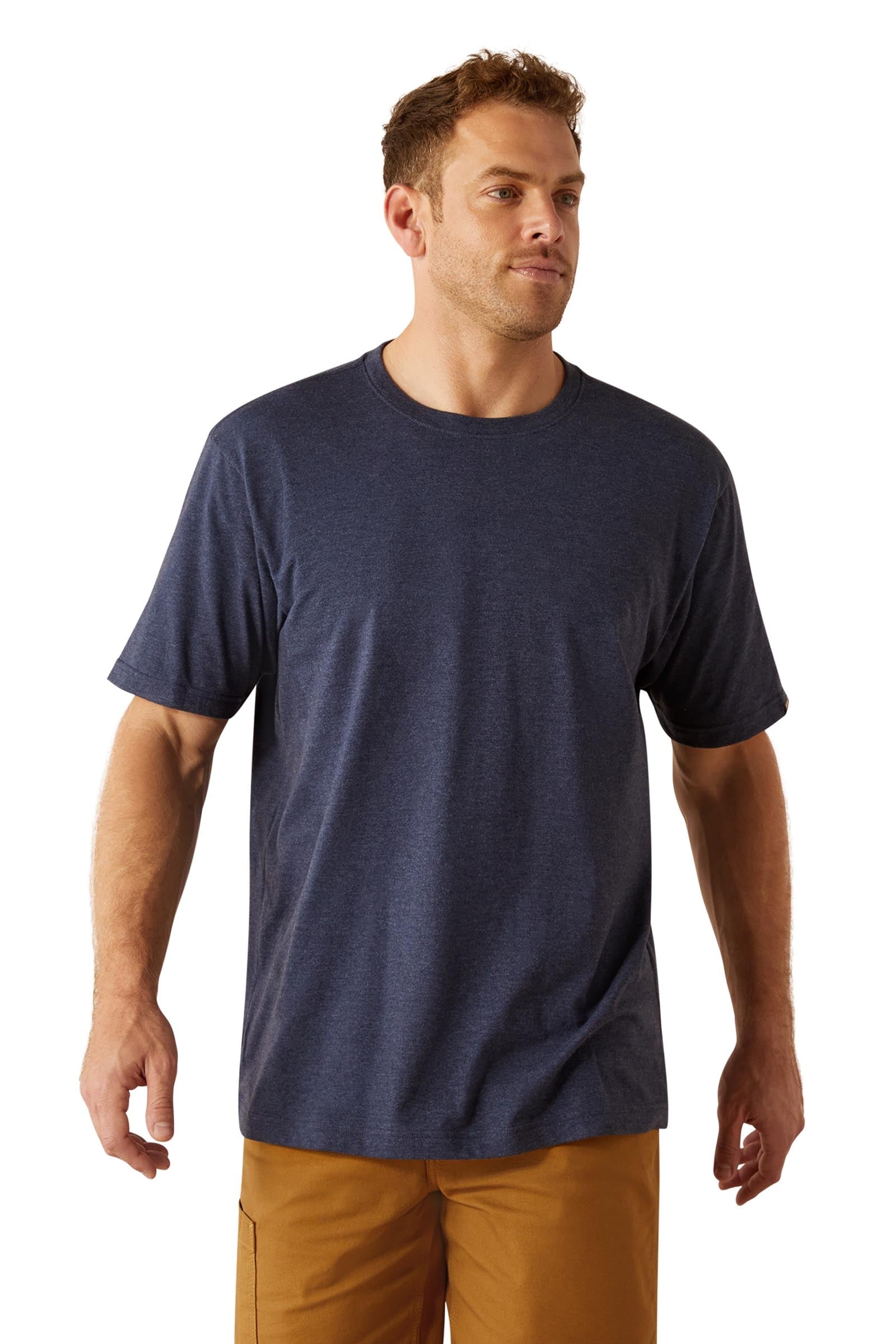 Ariat Rebar Cotton Strong Standard Męski T-shirt Odzież jeździecka męska