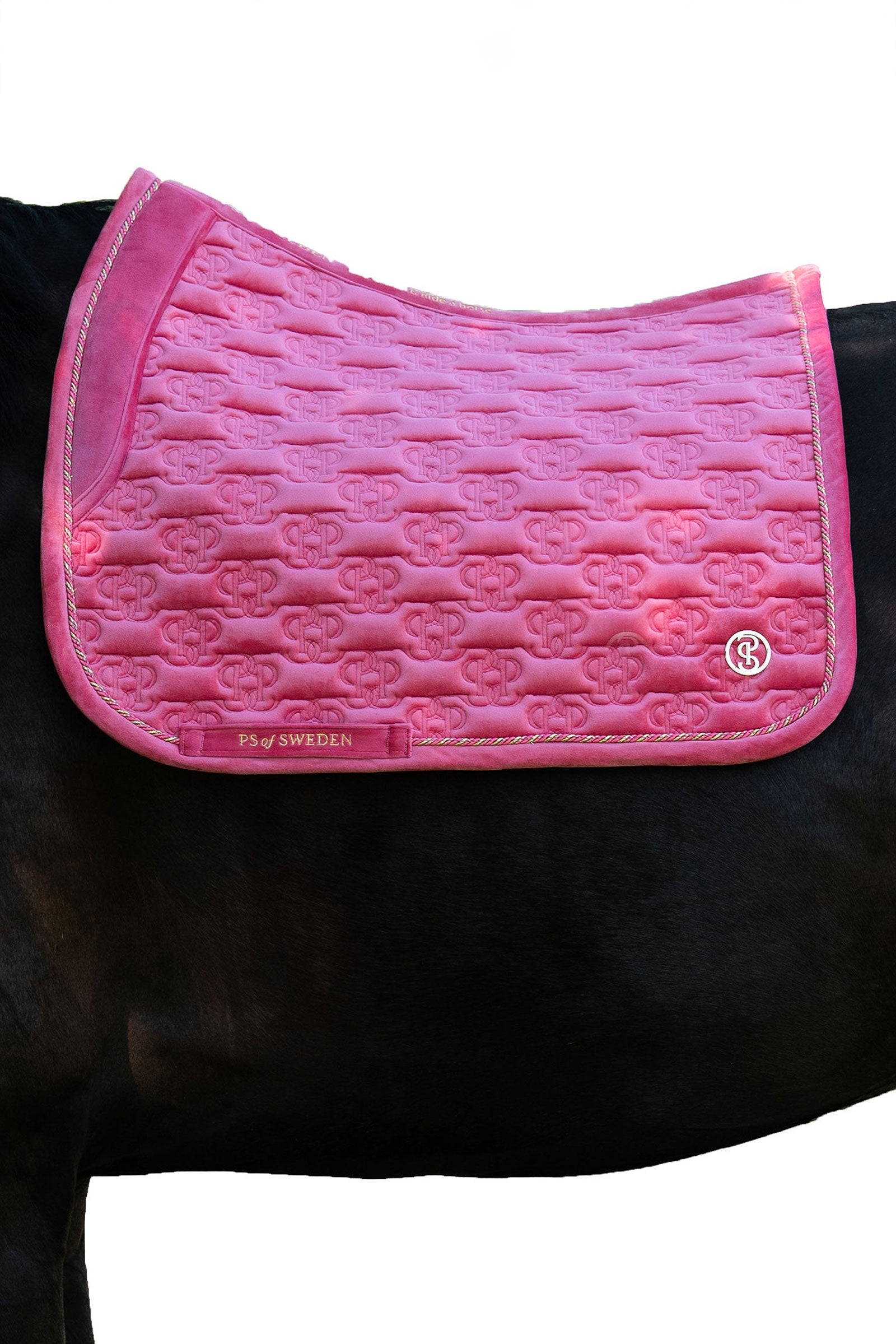 PS of Sweden Saddle Pad Velvet Monogram Dressage Saddle Pads
