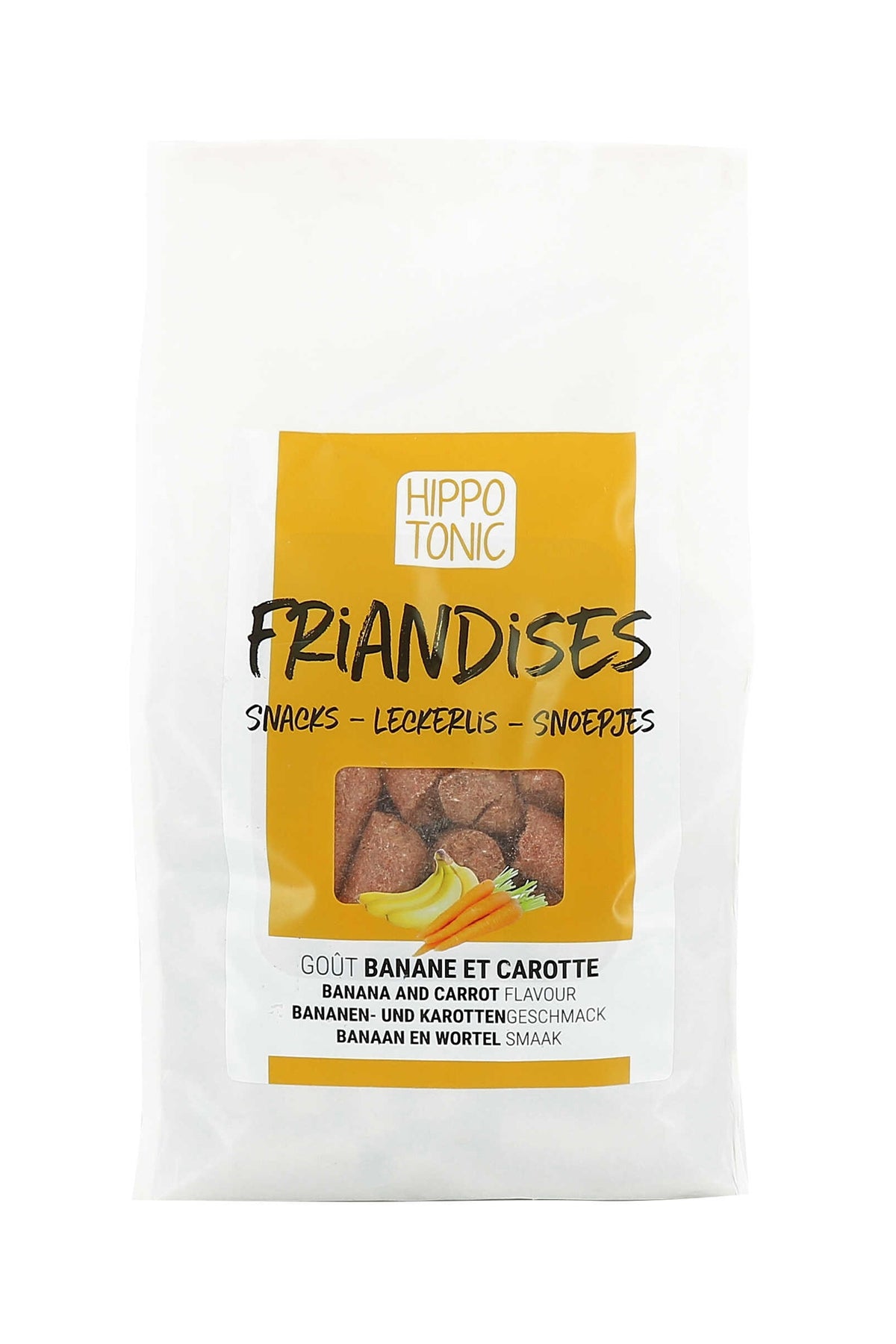 HIPPOTONIC Treats Banana and Carrot Flavor, 1 kg Horse Feed & Nutrition