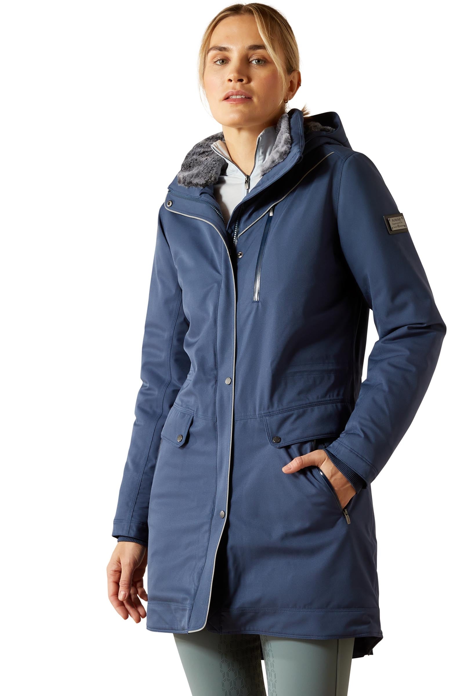 Ariat Tempest Damski Wodoodporny Ocieplany Parka Odzież jeździecka damska