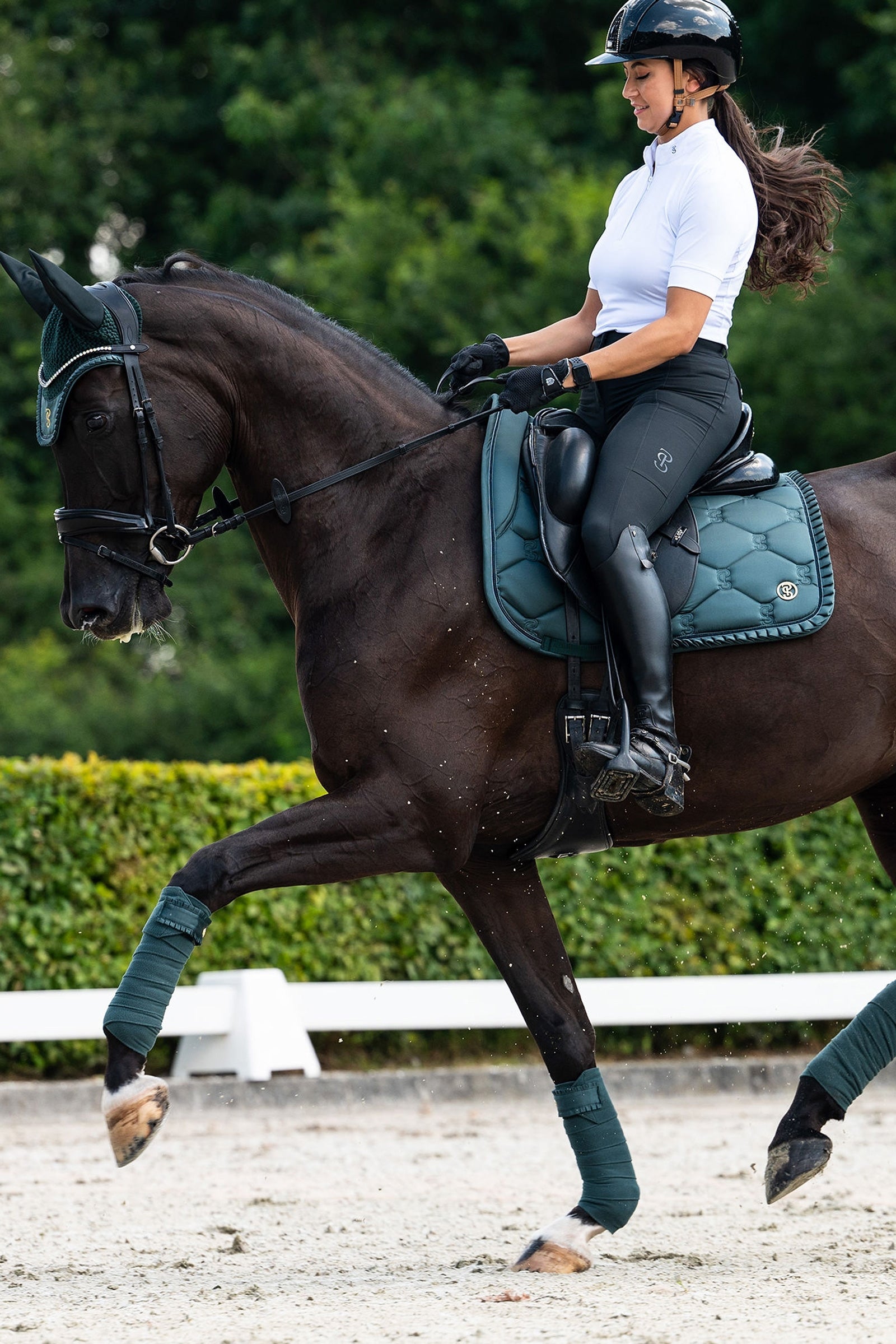 PS of Sweden Ruffle Dressage Saddle Pad Saddle Pads