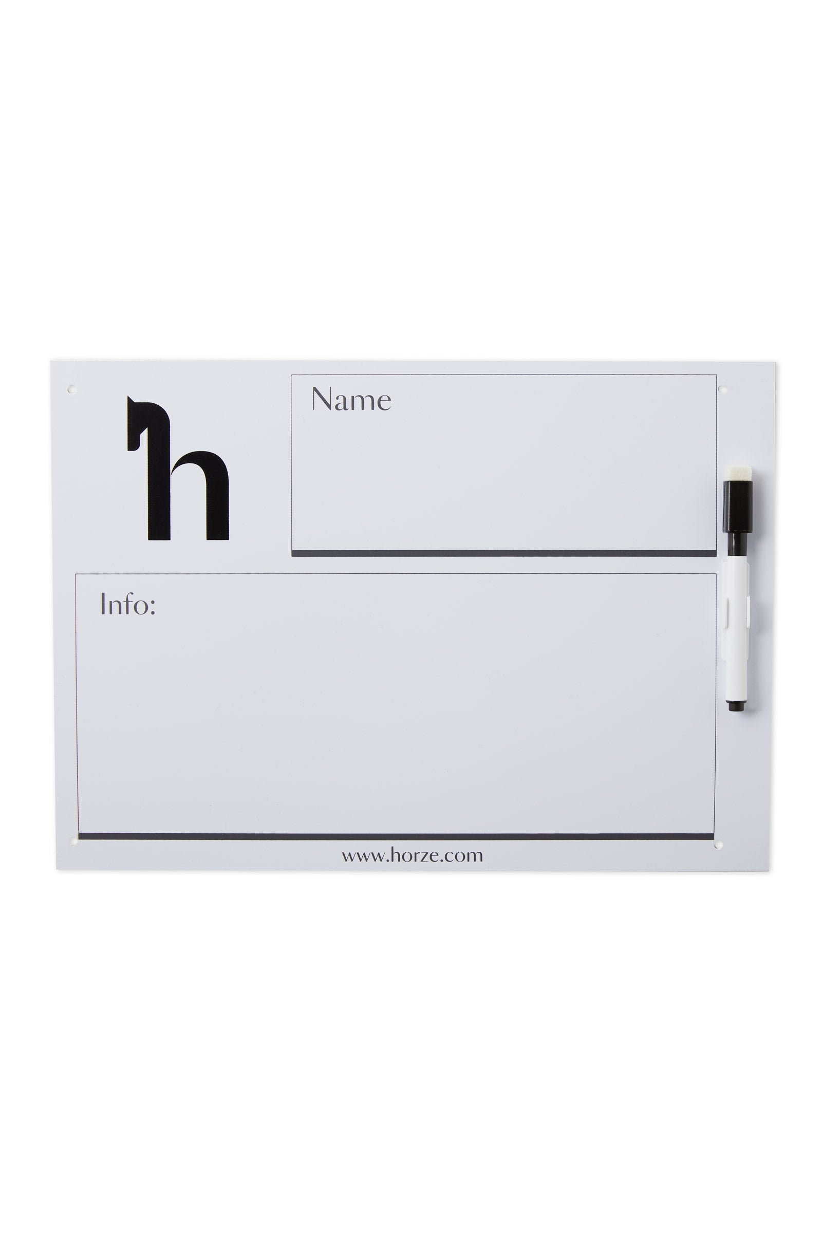 Horze Tabliczka suchościeralna Wyposażenie stajni