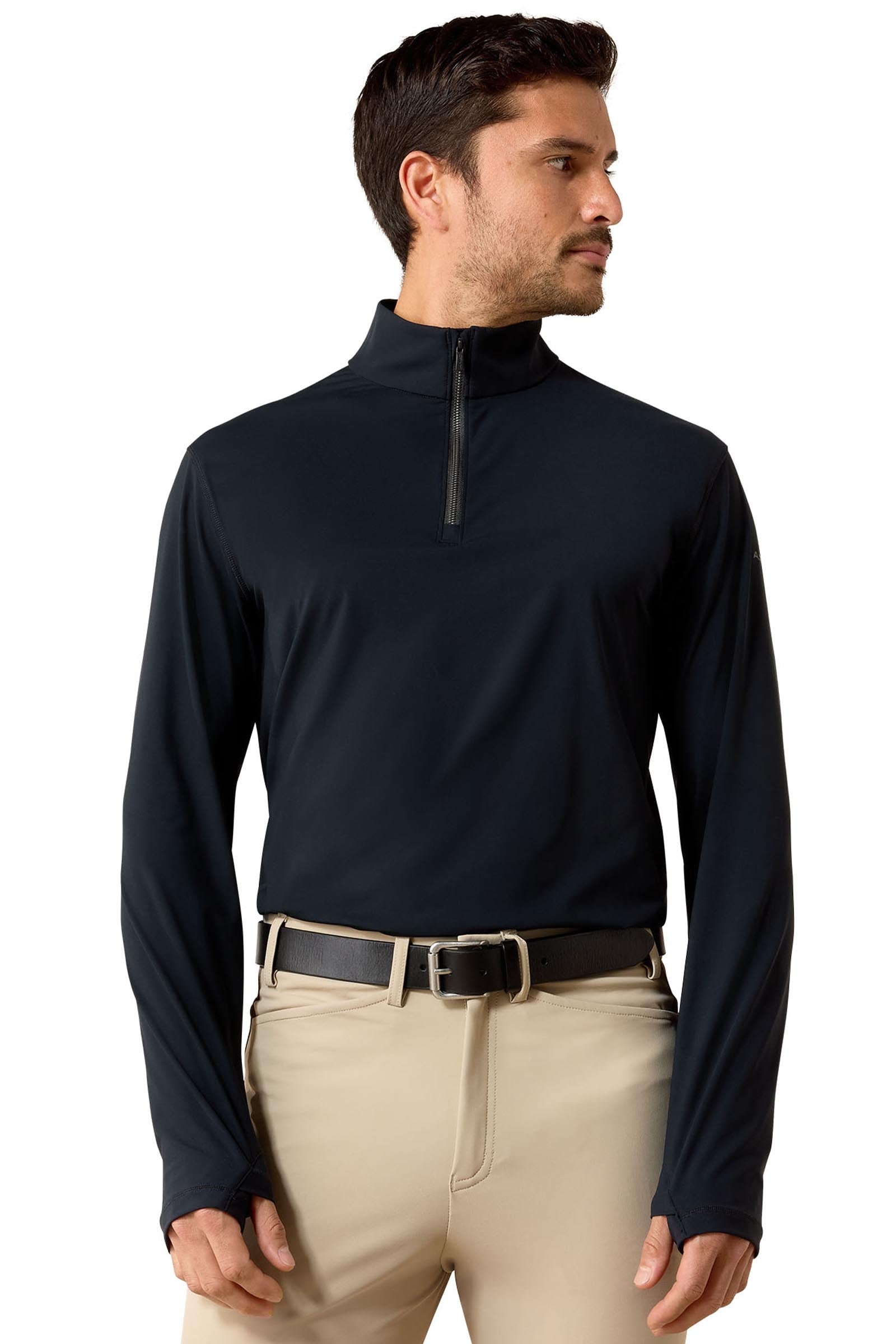 Ariat Men's SolVeil 1/4 Zip Baselayer Odzież jeździecka męska
