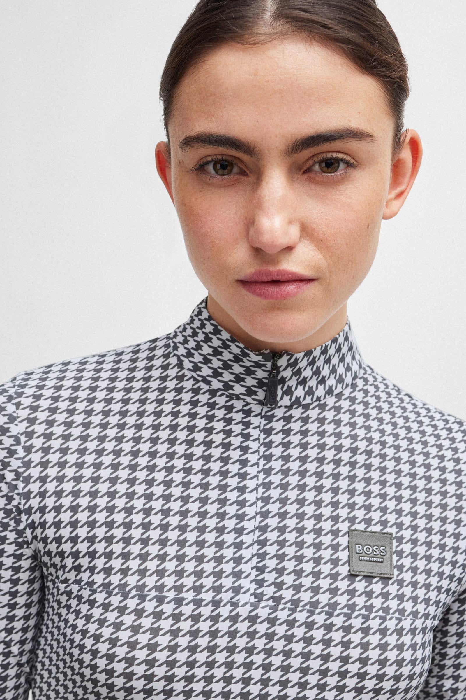 Boss Rachel Training Shirt Houndstooth Women’s Riding Clothing