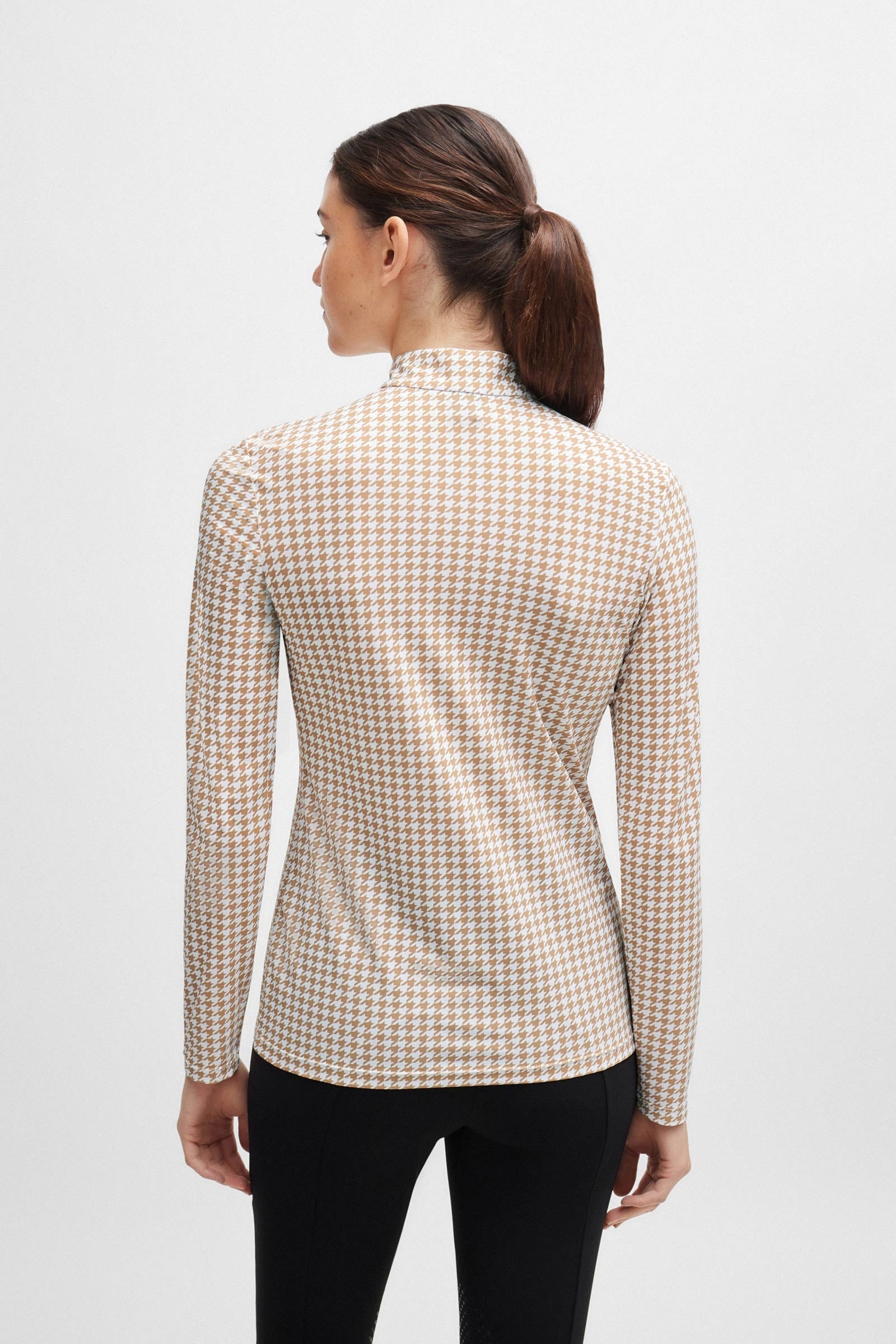 BOSS Equestrian Boss Rachel Training Shirt Houndstooth Women’s Riding Clothing