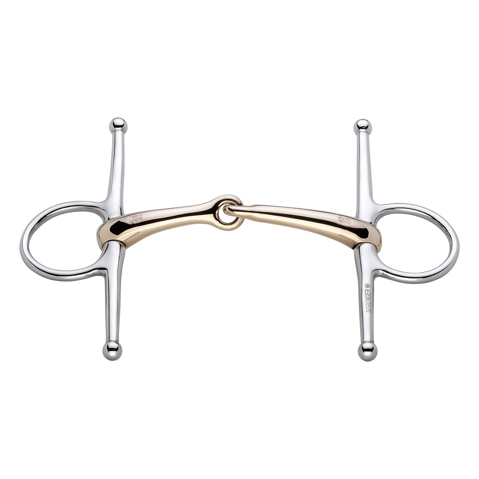 Sprenger Dynamic RS Full Cheek SN. jednoprzegubowy Sensogan 16mm Wędzidła