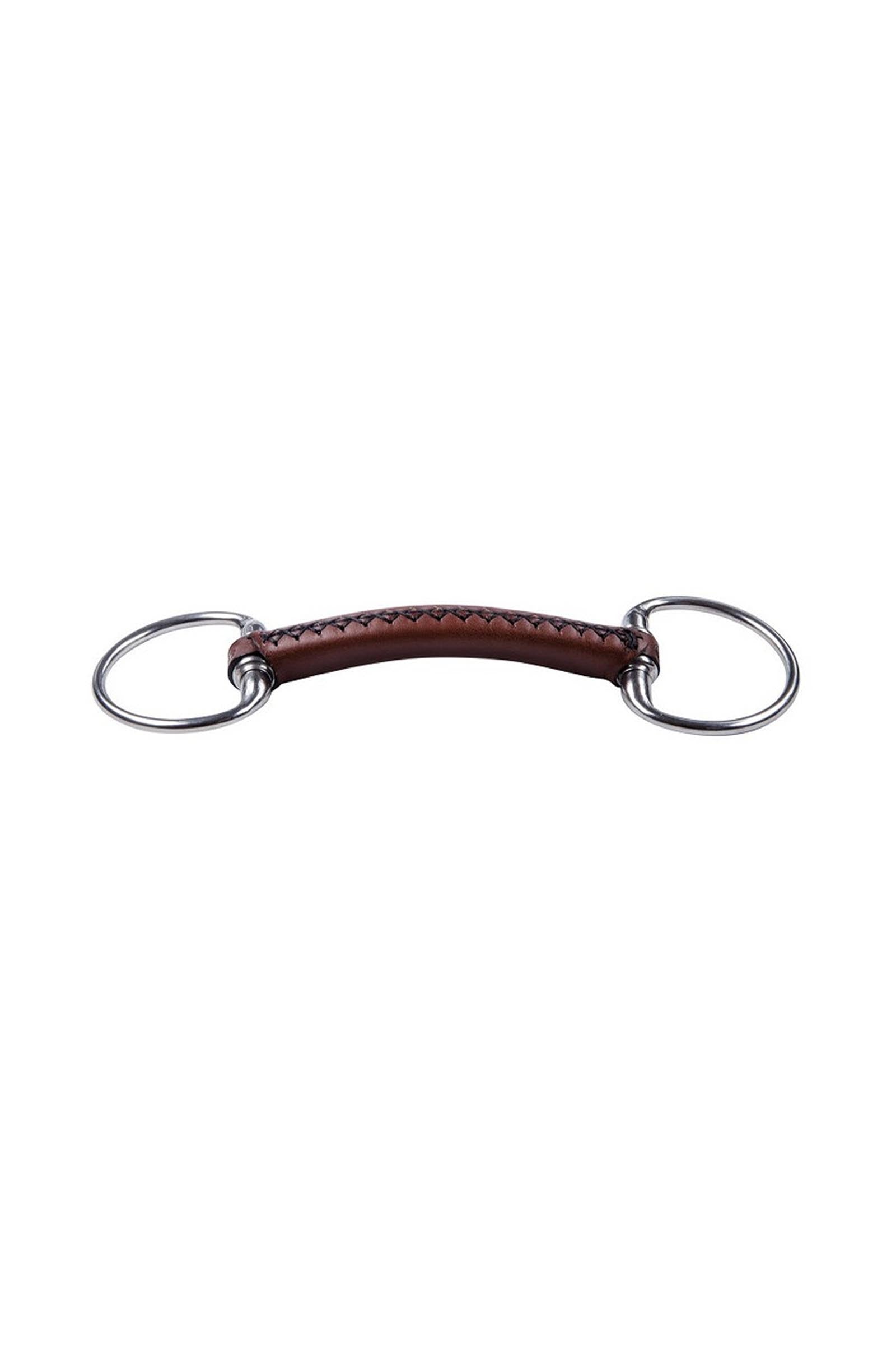 Trust Equestrian Wędzidło proste skórzane Leather Eggbutt z nieruchomymi pierścieniami Wędzidła