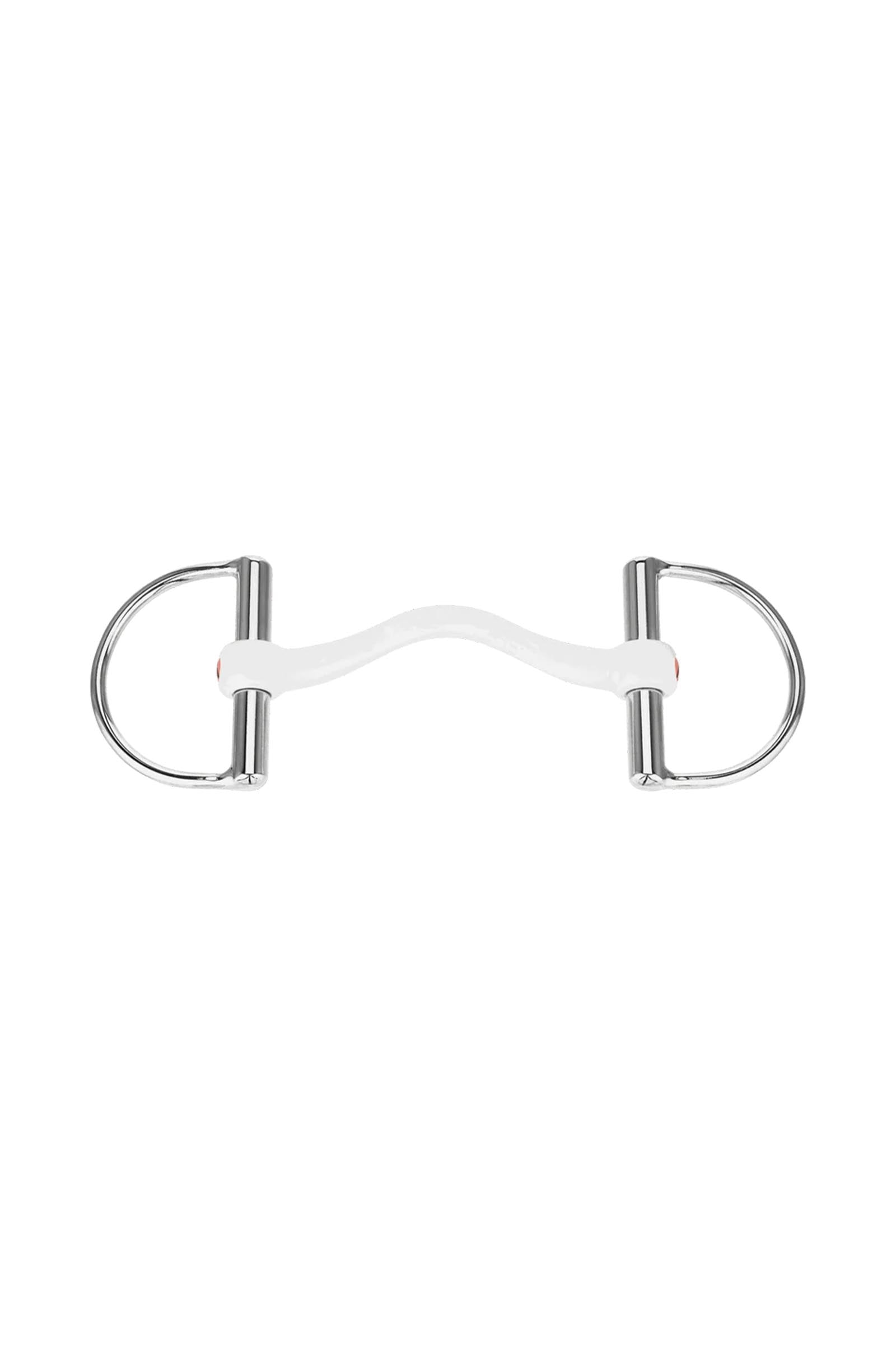 Sprenger Nathe CM wędzidło D-ring, twarda prosta z łukiem, 15 mm, termoplast Wędzidła