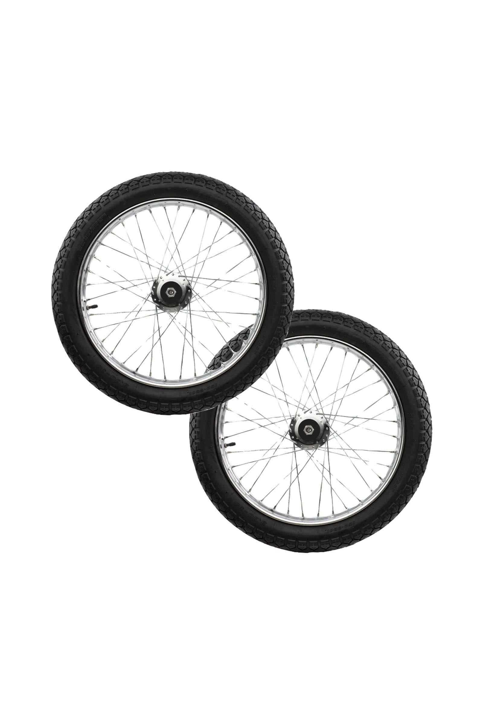 Finntack Rockcart wheel, 19in x3.00, s-steel (sold in pairs) Racing Tack