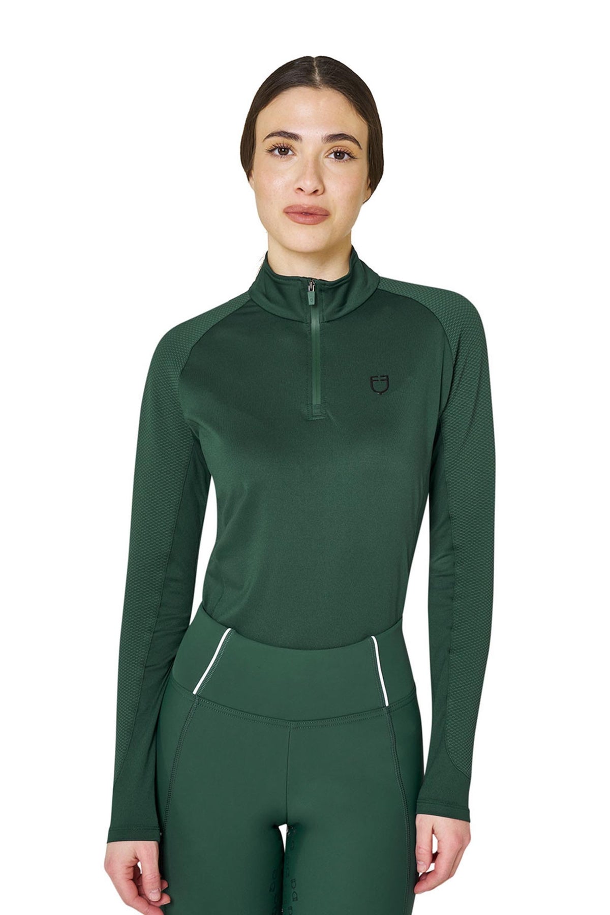 Equestro Women's Slim Fit Long Sleeve Base Layer Women’s Riding Clothing