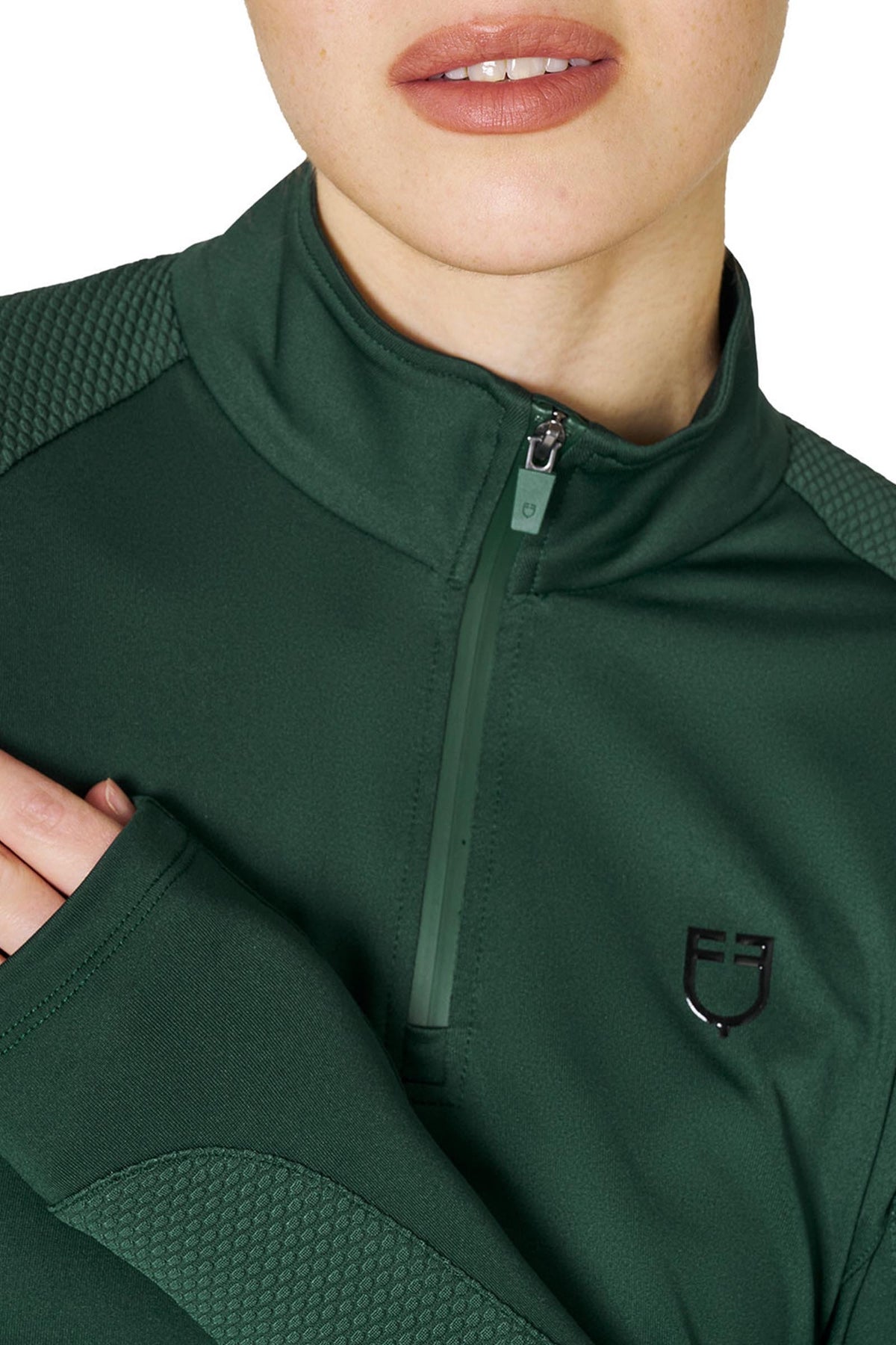 Equestro Women's Slim Fit Long Sleeve Base Layer Women’s Riding Clothing