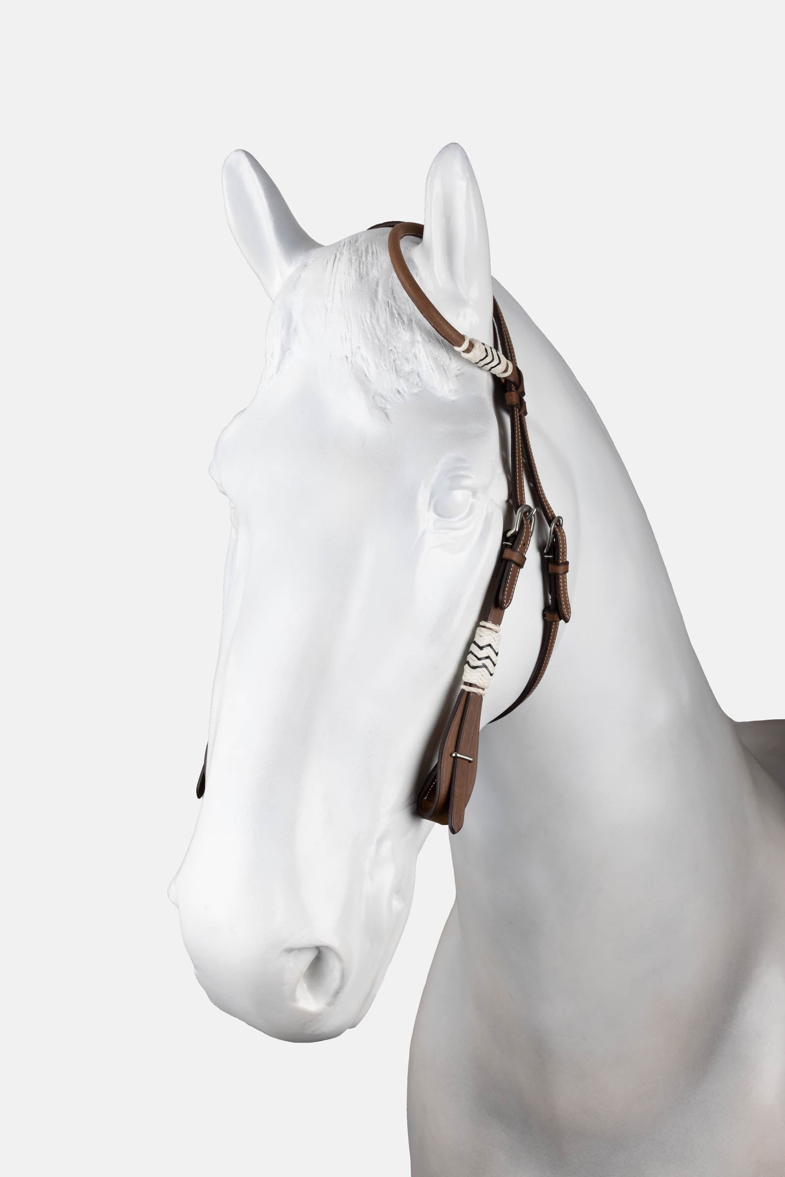 Horze Single Ear Rawhide Bridle Bridles & Reins