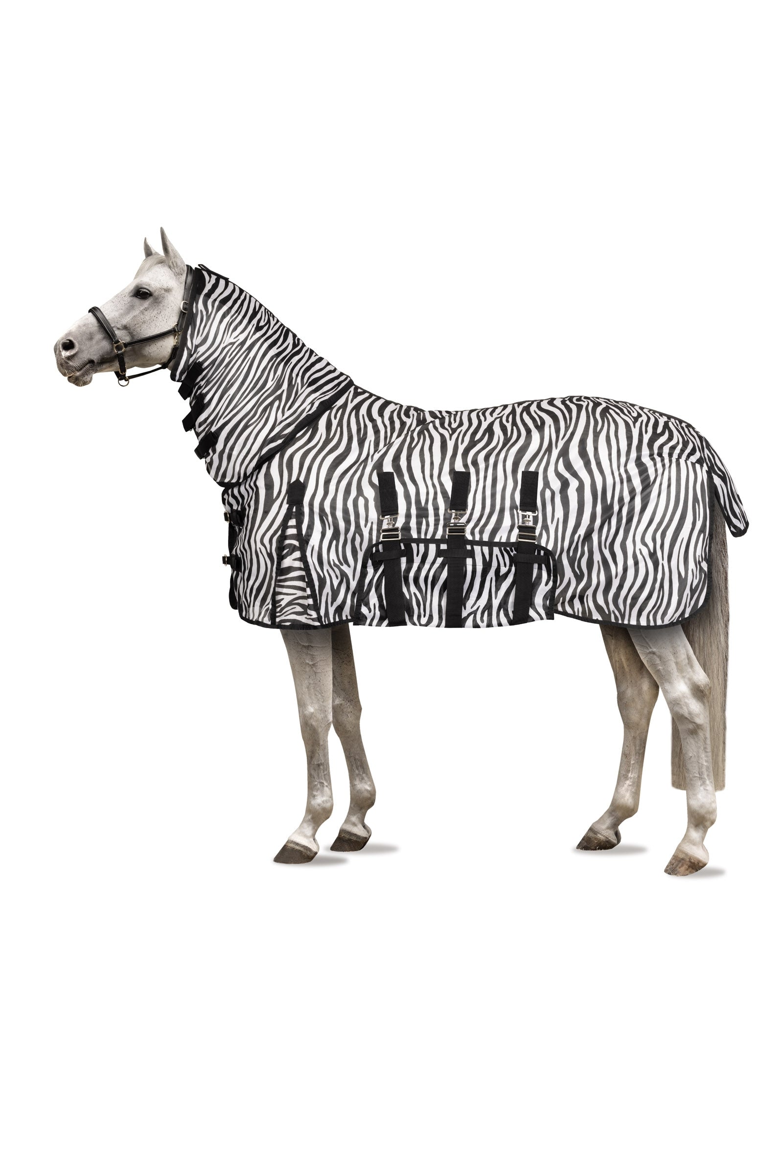 Horze Defender Pony Derka z kapturem przeciwko owadom Derki