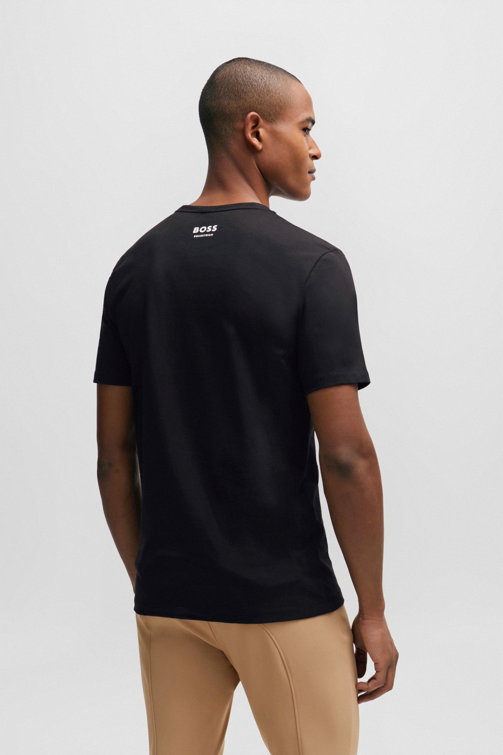 Boss Pierce Logo T-Shirt Mens Riding Clothing