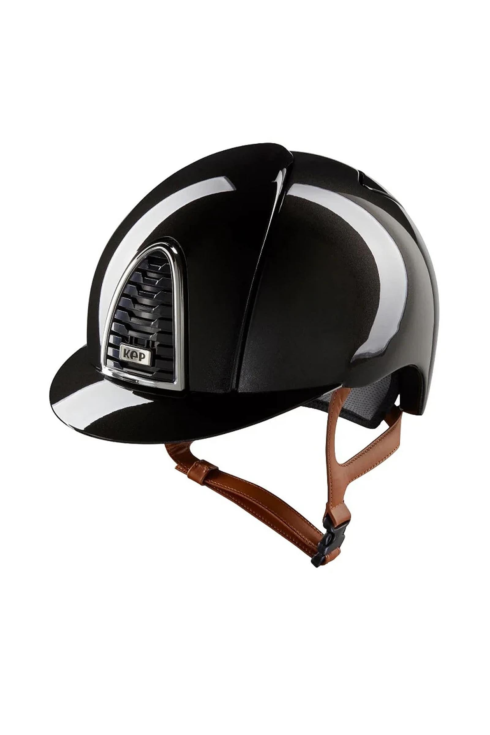 KEP Helmets KEP Cromo 2.0 Shine/Beige Riding Helmet With Extra Visor, App Compatible Kaski i kamizelki jeździeckie