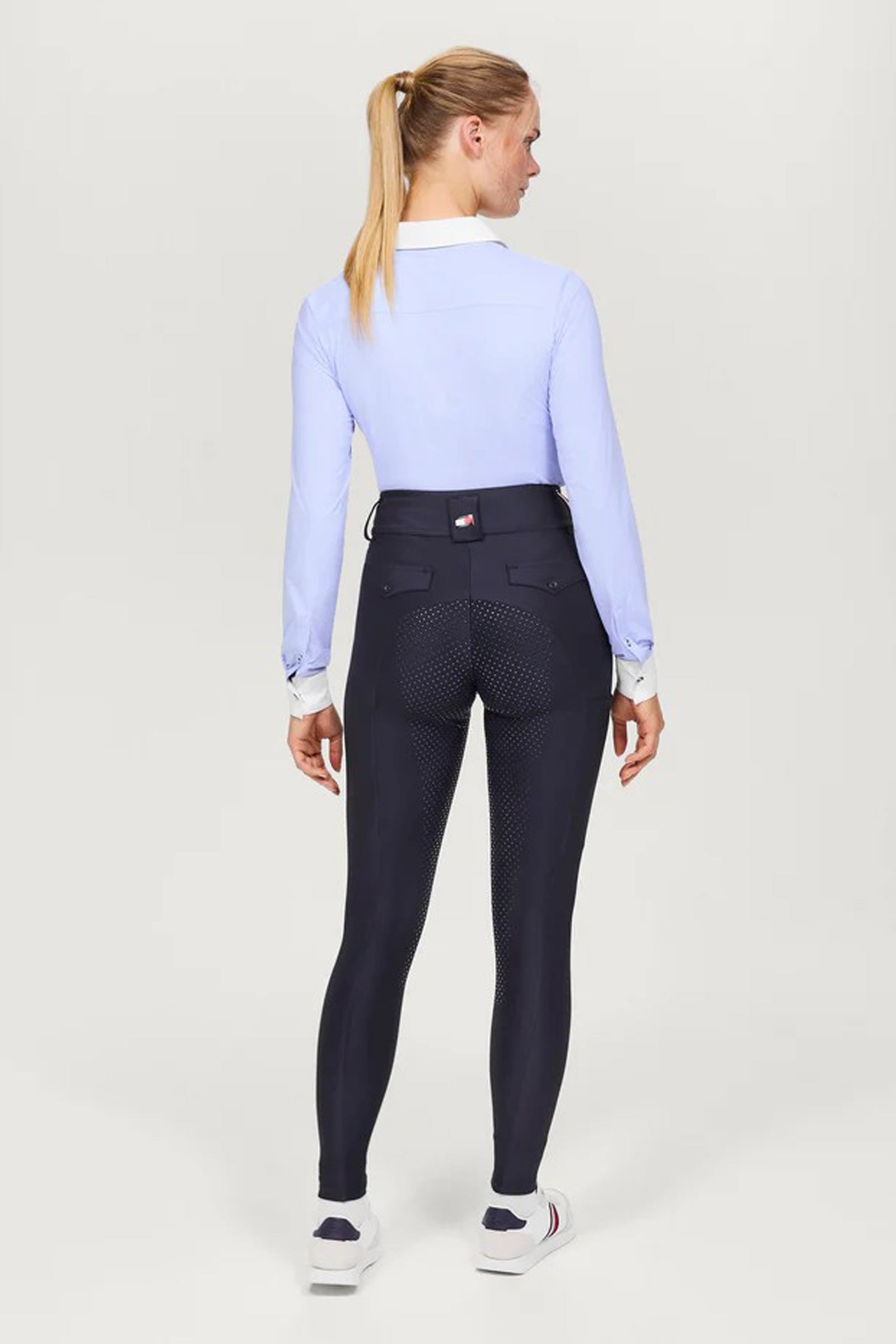 Tommy Hilfiger Equestrian Highland damskie hybrydowe bryczesy z pełnym lejem silikonowym Womens Breeches