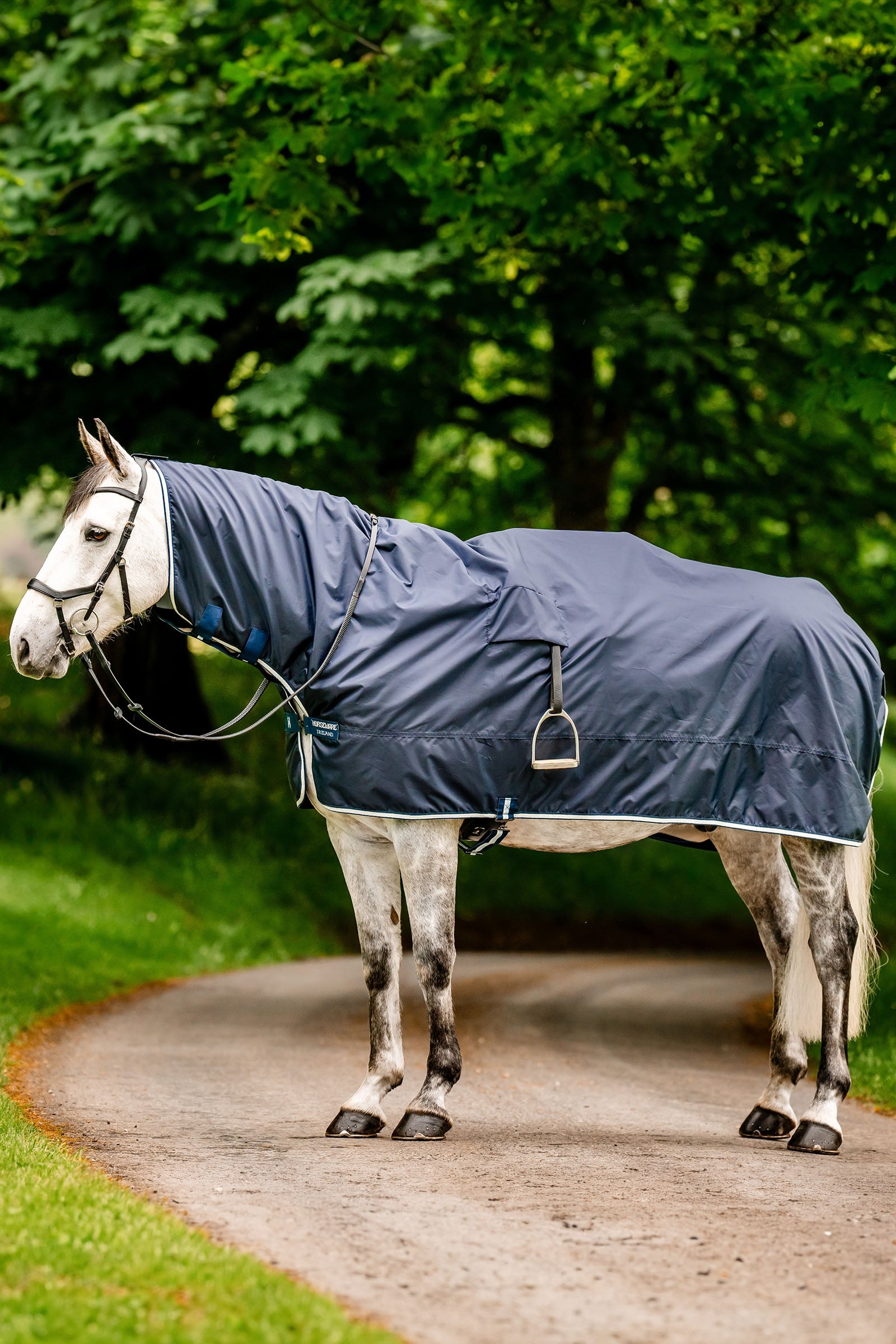 Horseware Newmarket Derka przeciwdeszczowa Mack z podszewką z polaru Derki