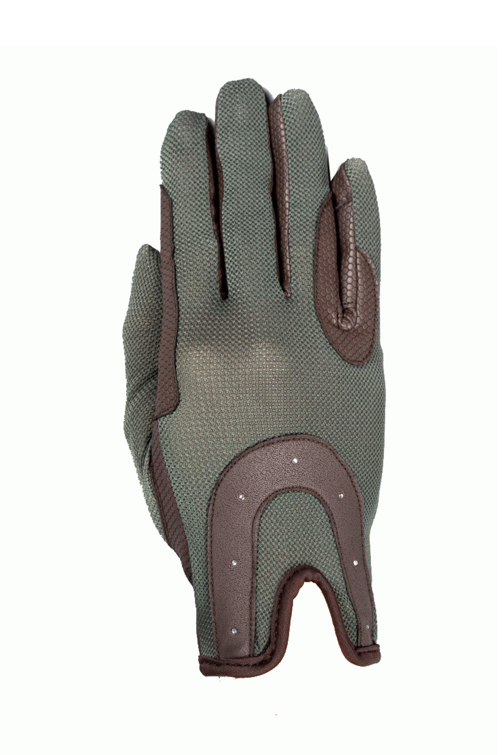 RSL GOOD LUCK rękawiczki jeździeckie z siateczkowym grzbietem Rękawiczki jeździeckie