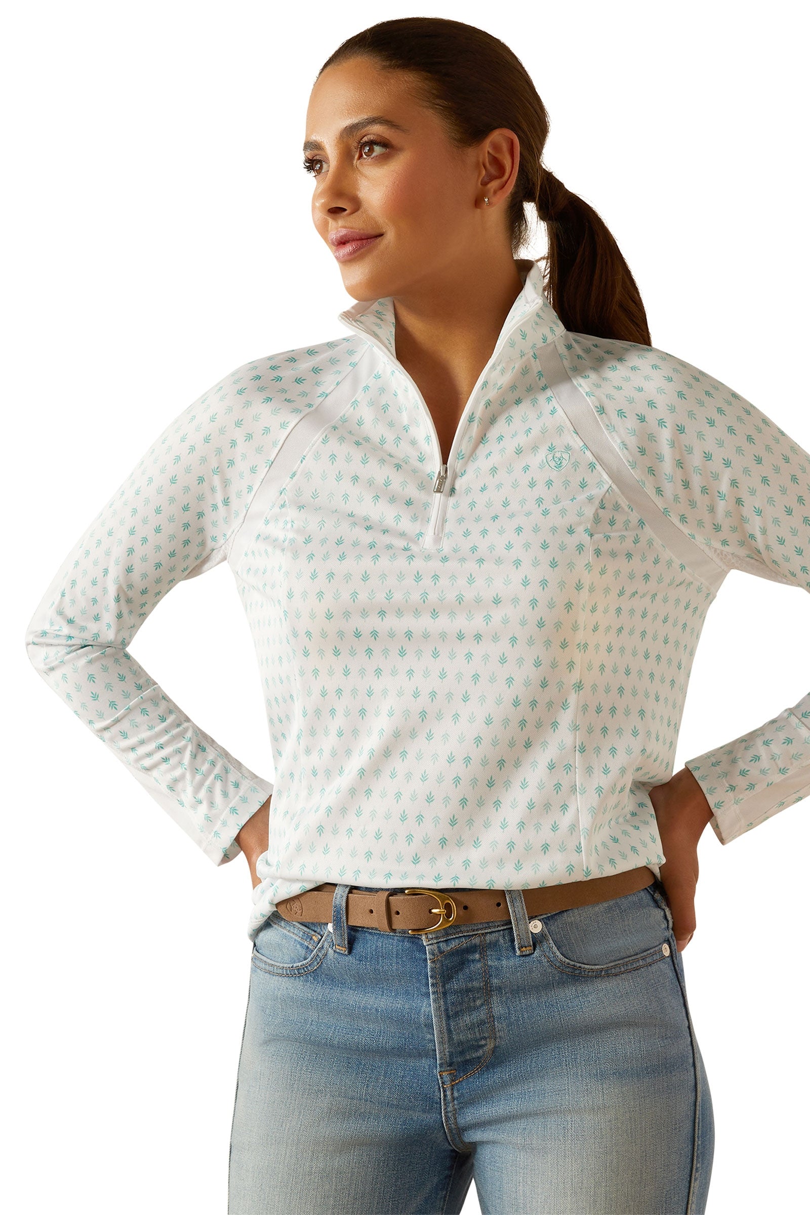 Ariat Sunstopper 3.0 damska warstwa bazowa Odzież jeździecka damska