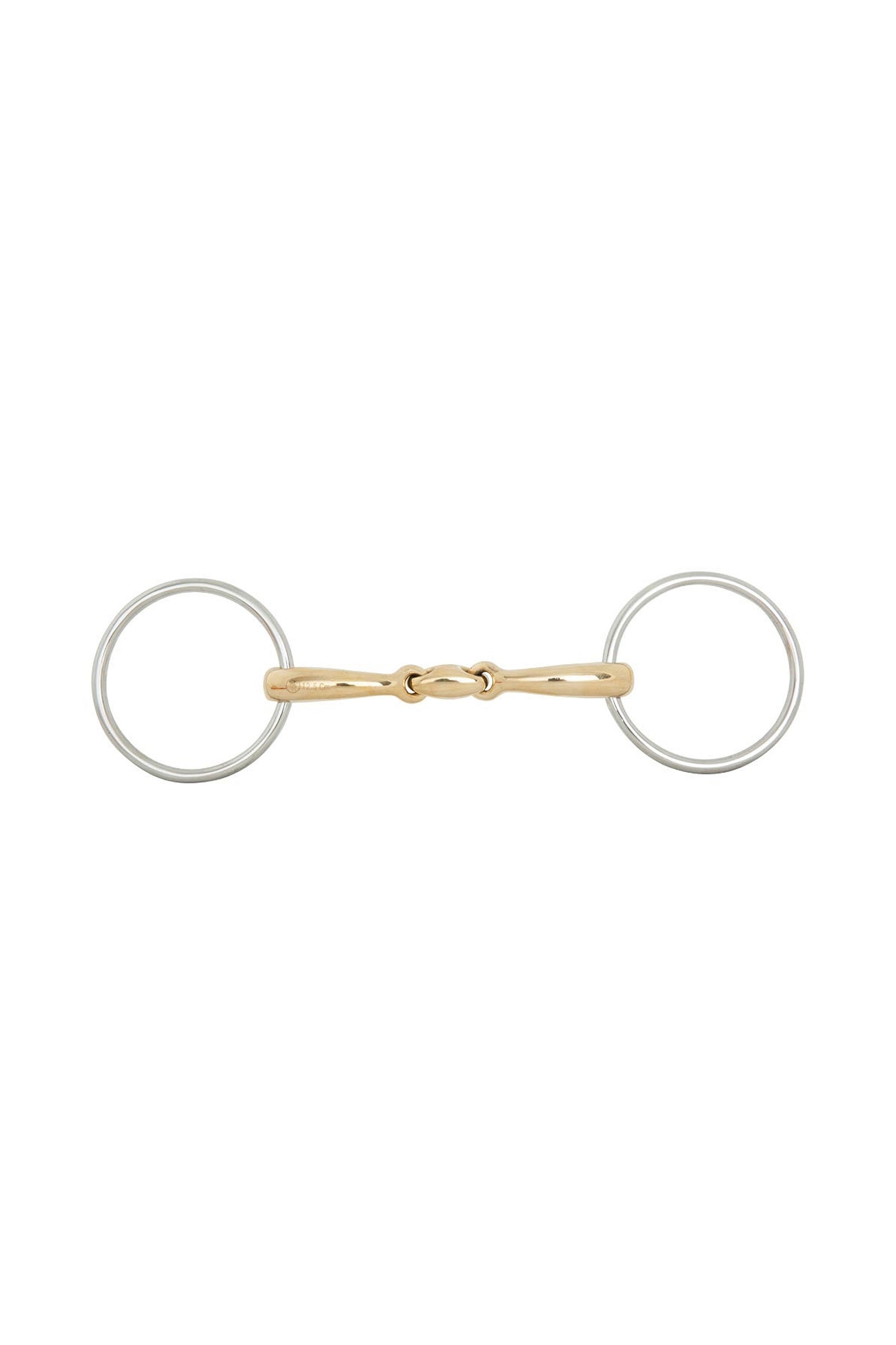 BR Soft Contact Loose Ring Snaffle, Double Jtd., 16 mm Horse Bits
