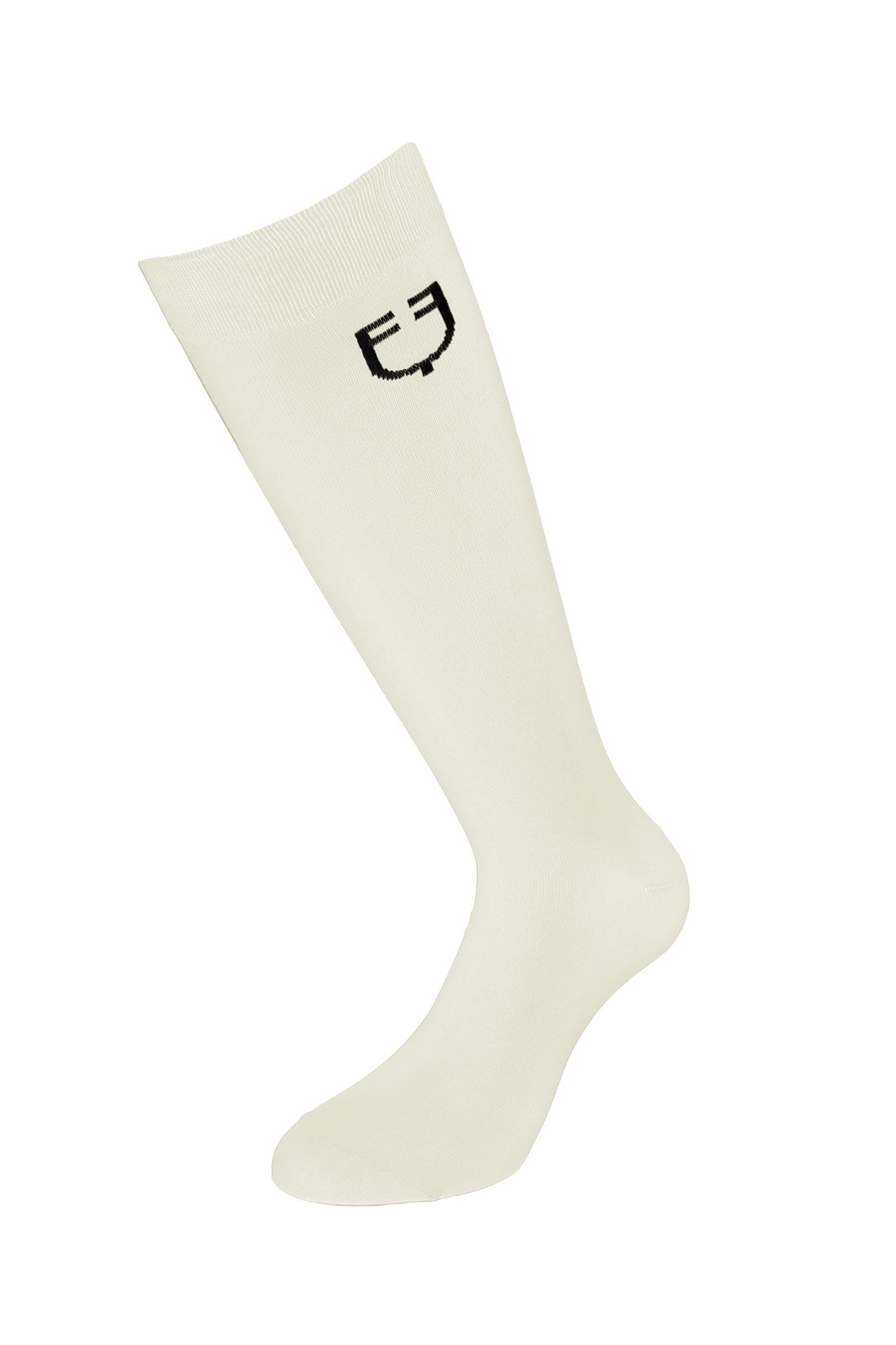 Equestro SS2026 Lekkie skarpety basic unisex Podkolanówki jeździeckie