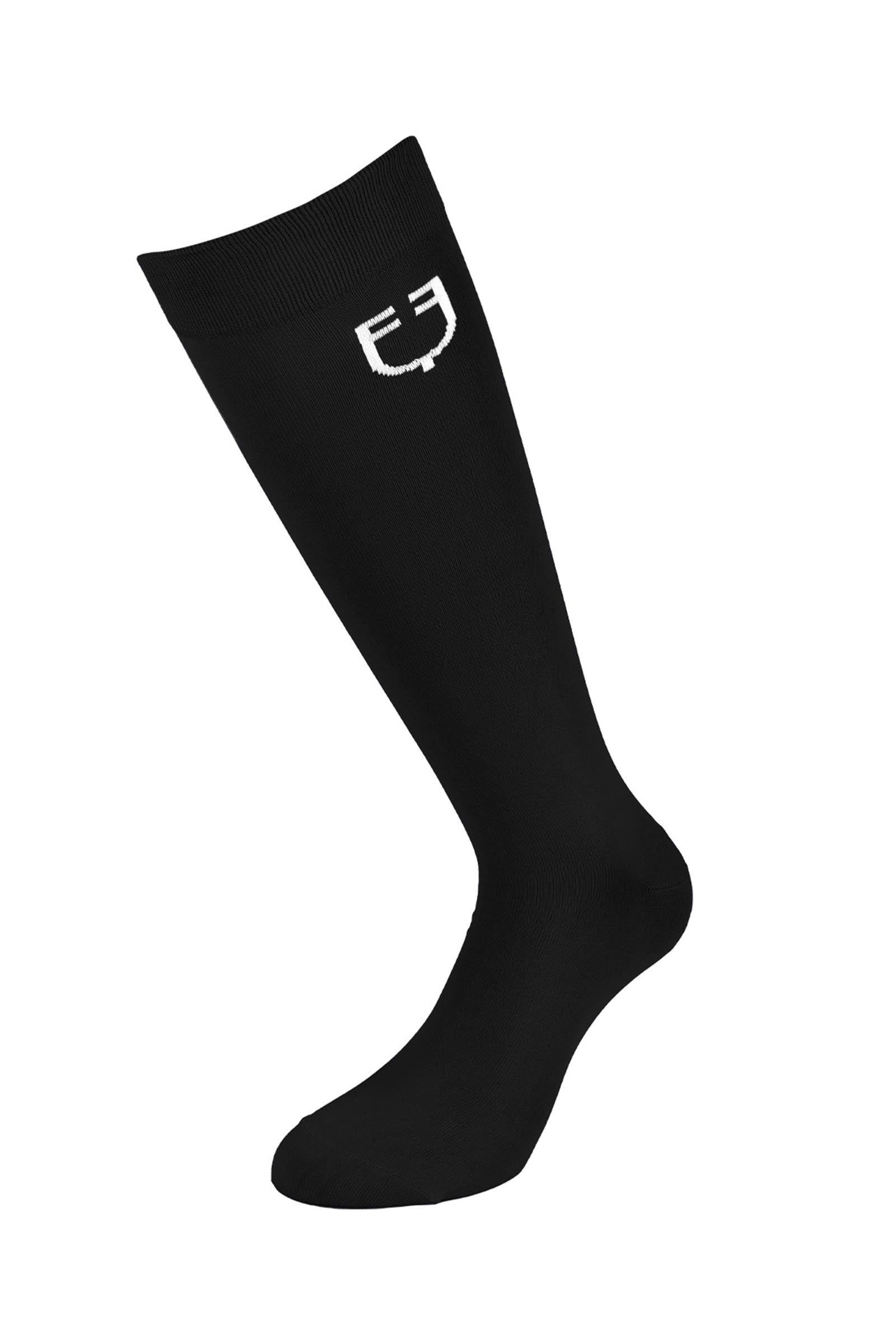 Equestro SS2026 Lekkie skarpety basic unisex Podkolanówki jeździeckie