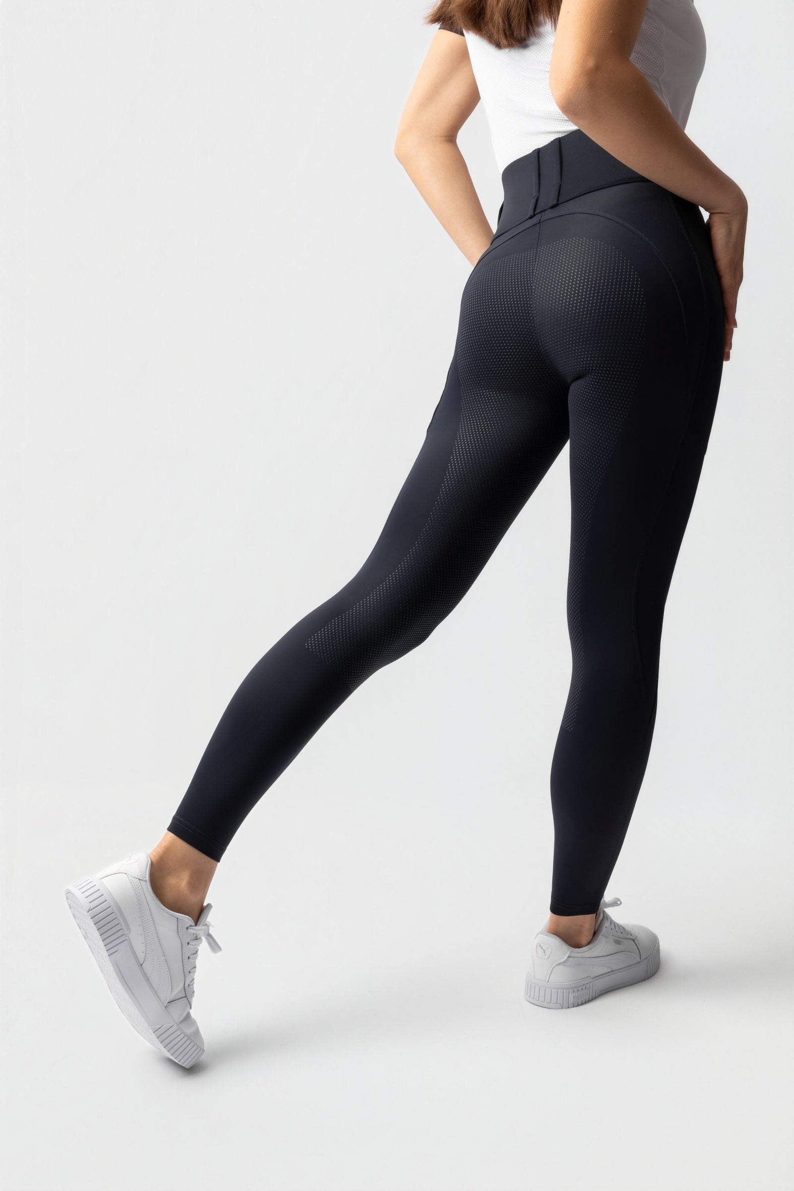 Horze Sophia damskie legginsy z pełnym lejem Womens Breeches