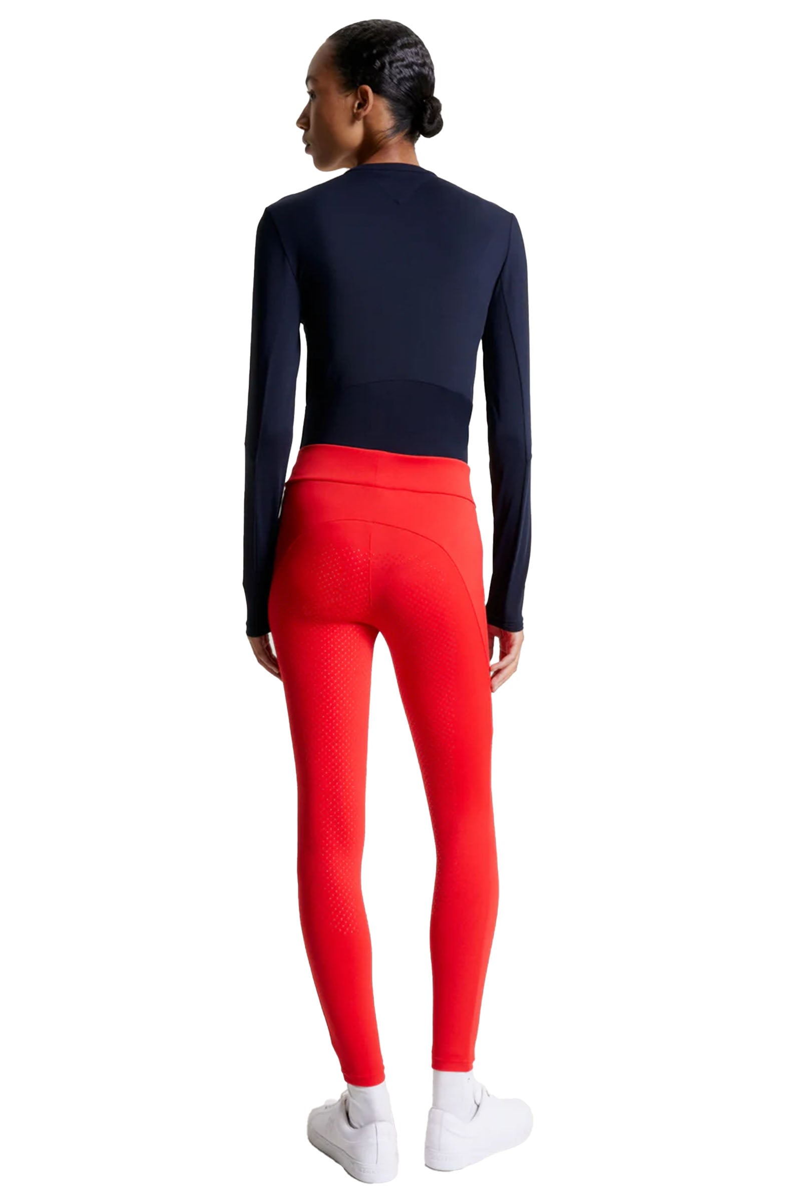 Tommy Hilfiger Equestrian Elmira Legginsy Na Cały Rok z Pełnym Gripem Womens Breeches