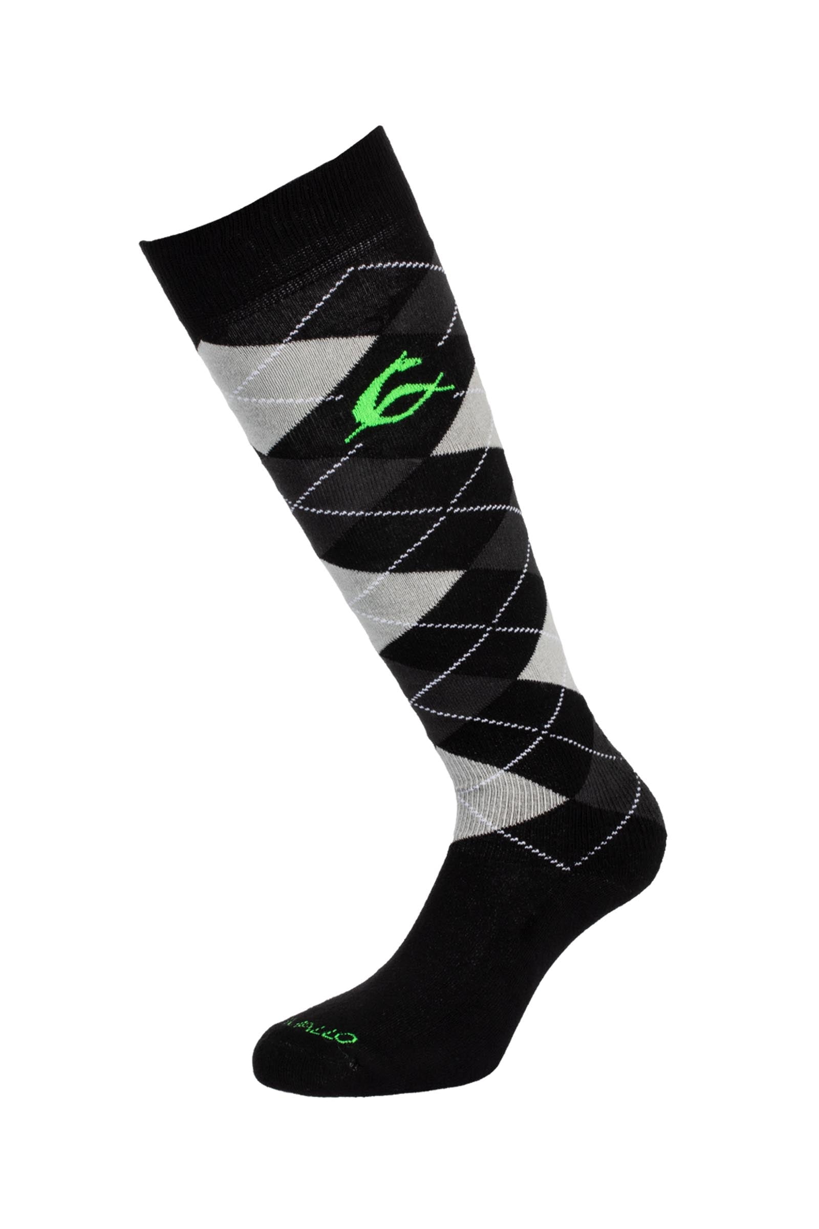 Acavallo Diamond Pattern Cotton Socks Socks