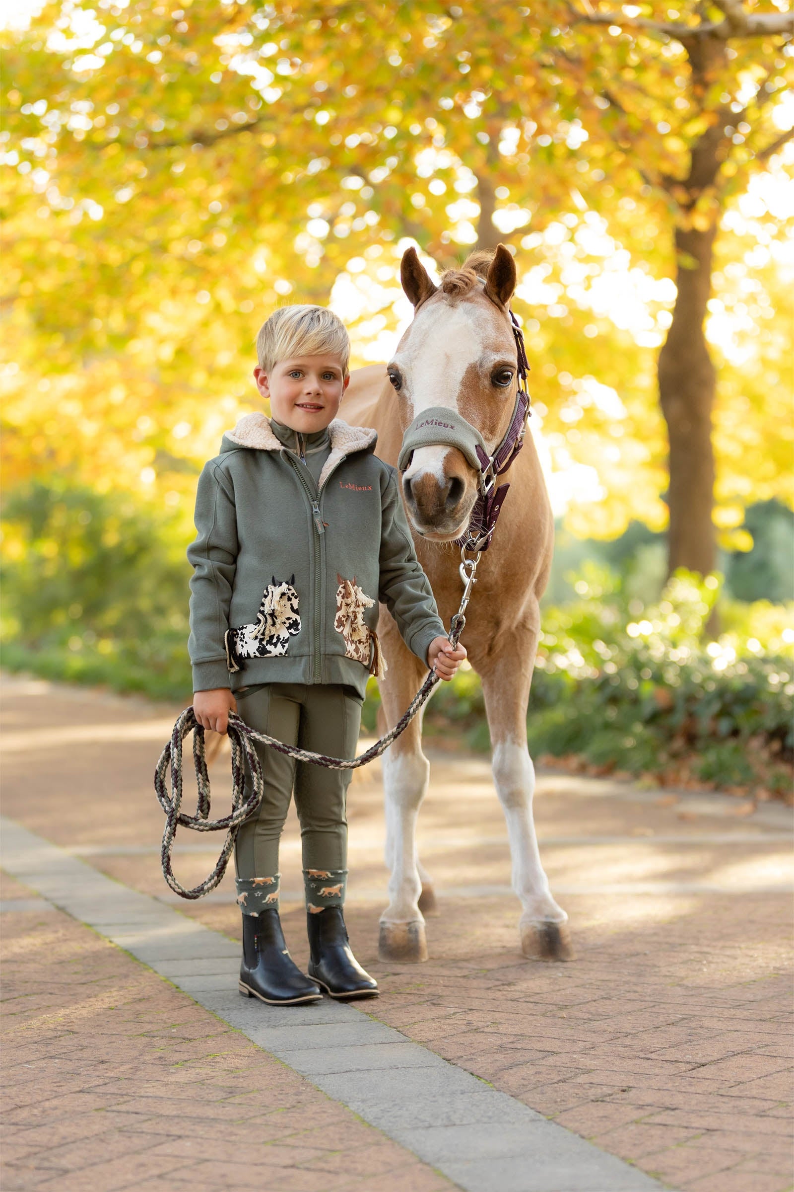 LeMieux Mini Charlie Lined Hoodie Kids Apparel