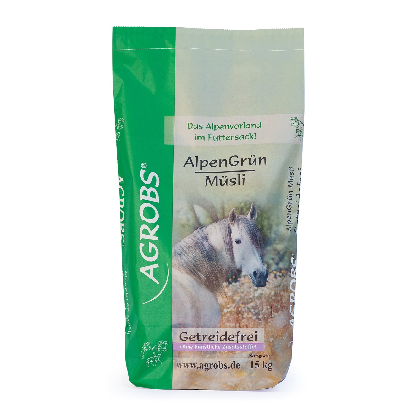Agrobs Musli Alpengrün 15 kg Horse Feed & Nutrition