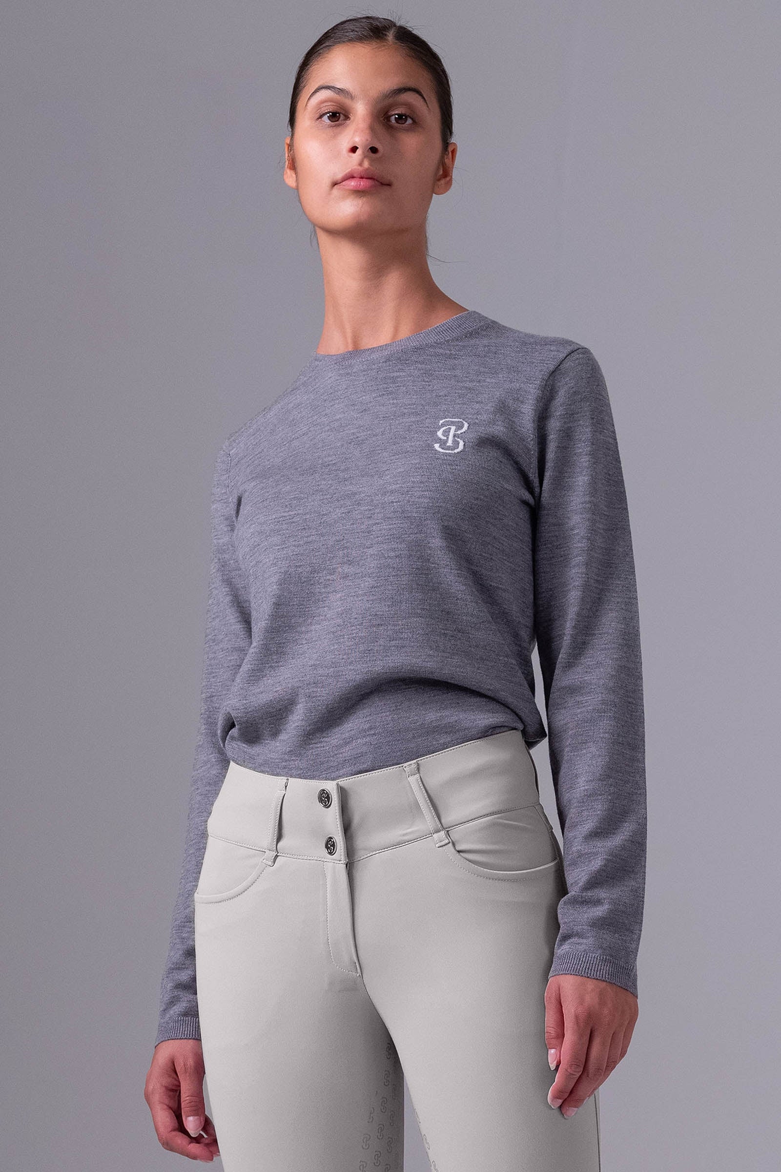 PS of Sweden PS Women´s Logo Knit Sweater Odzież jeździecka damska