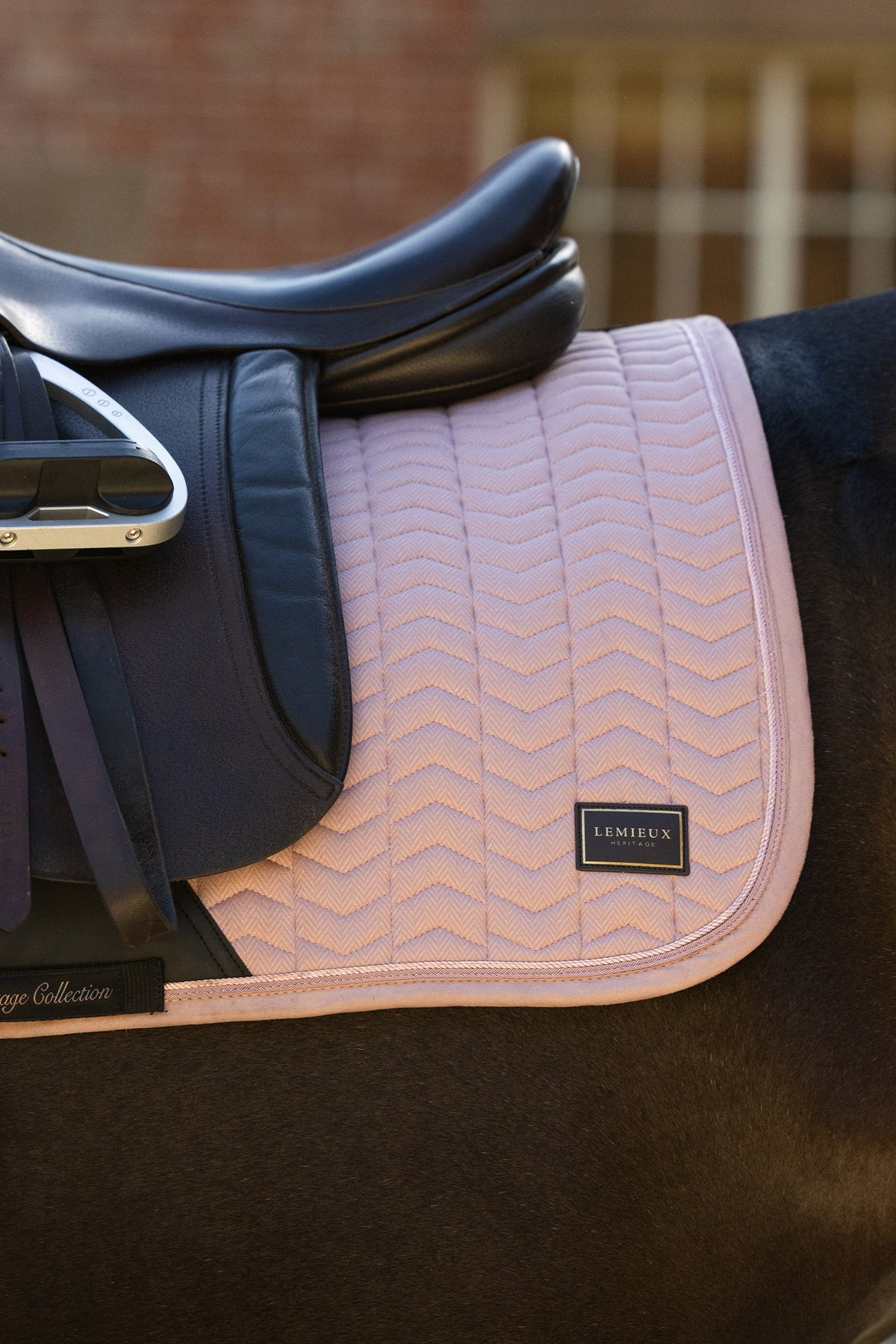 LeMieux Heritage Herringbone Dressage Square Saddle Pad Saddle Pads