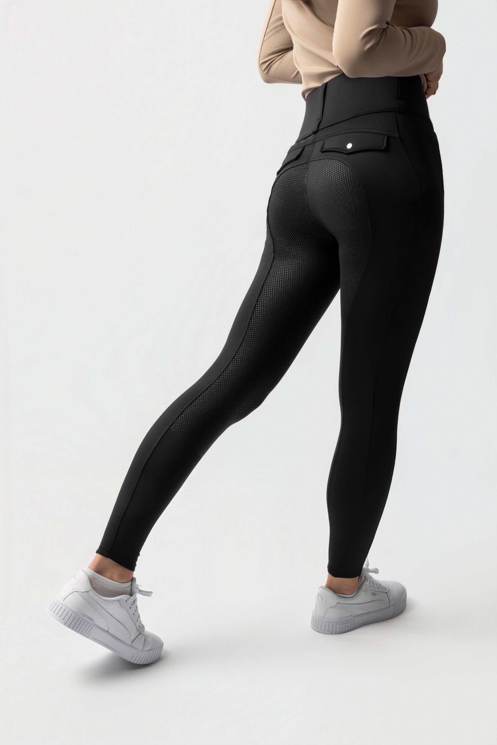 Horze Anya Hybrid Termotights z Fullgripem Womens Breeches