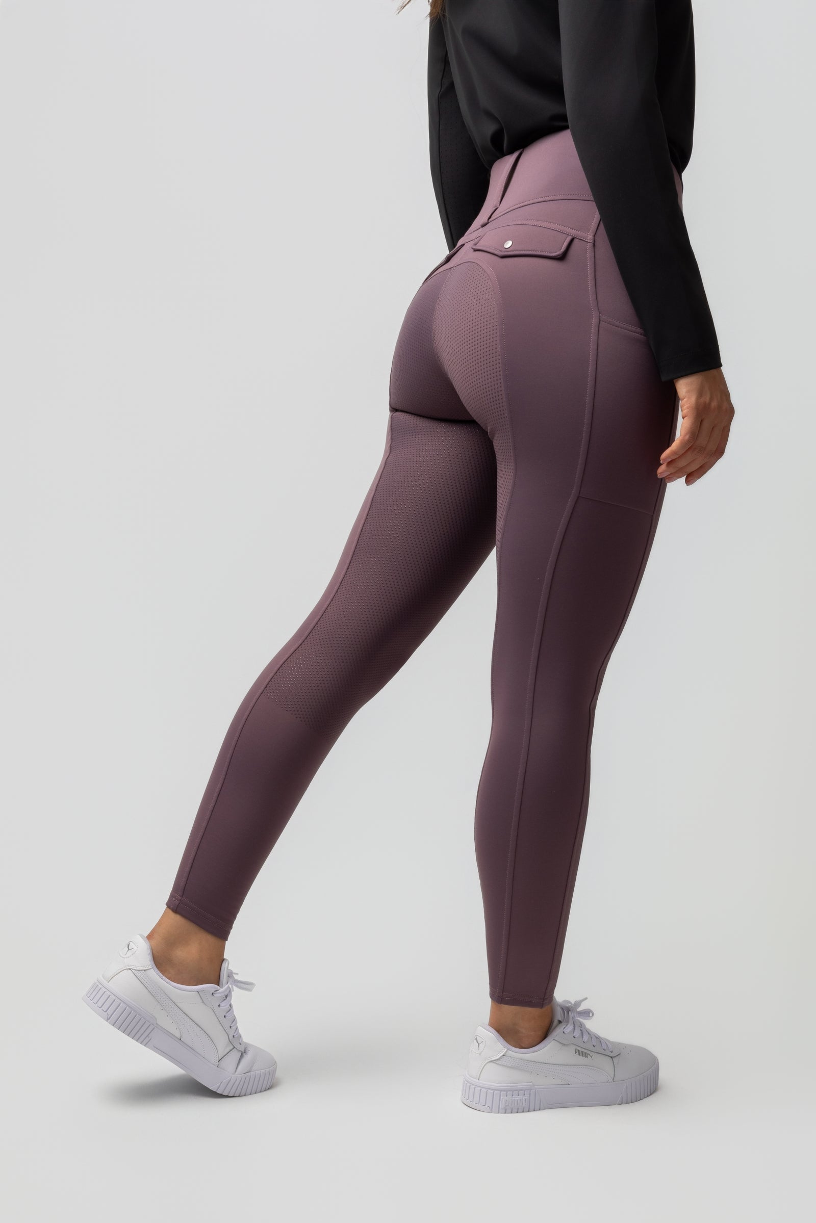 Horze Anya Hybrid Termotights z Fullgripem Womens Breeches