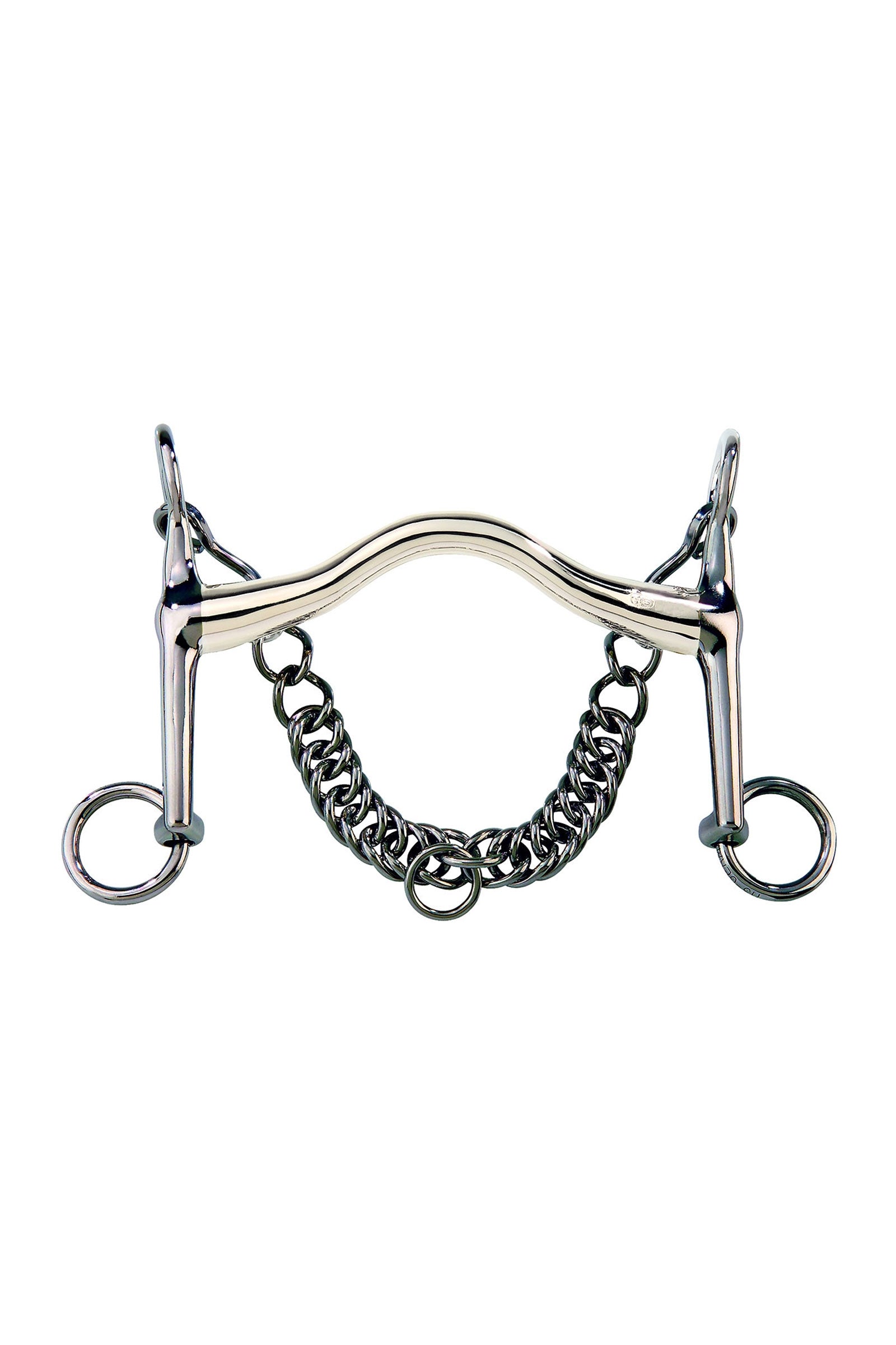 Sprenger Kandare Bemelmans z łukiem językowym, 14 mm, 7 cm czanki, Sensogan Wędzidła