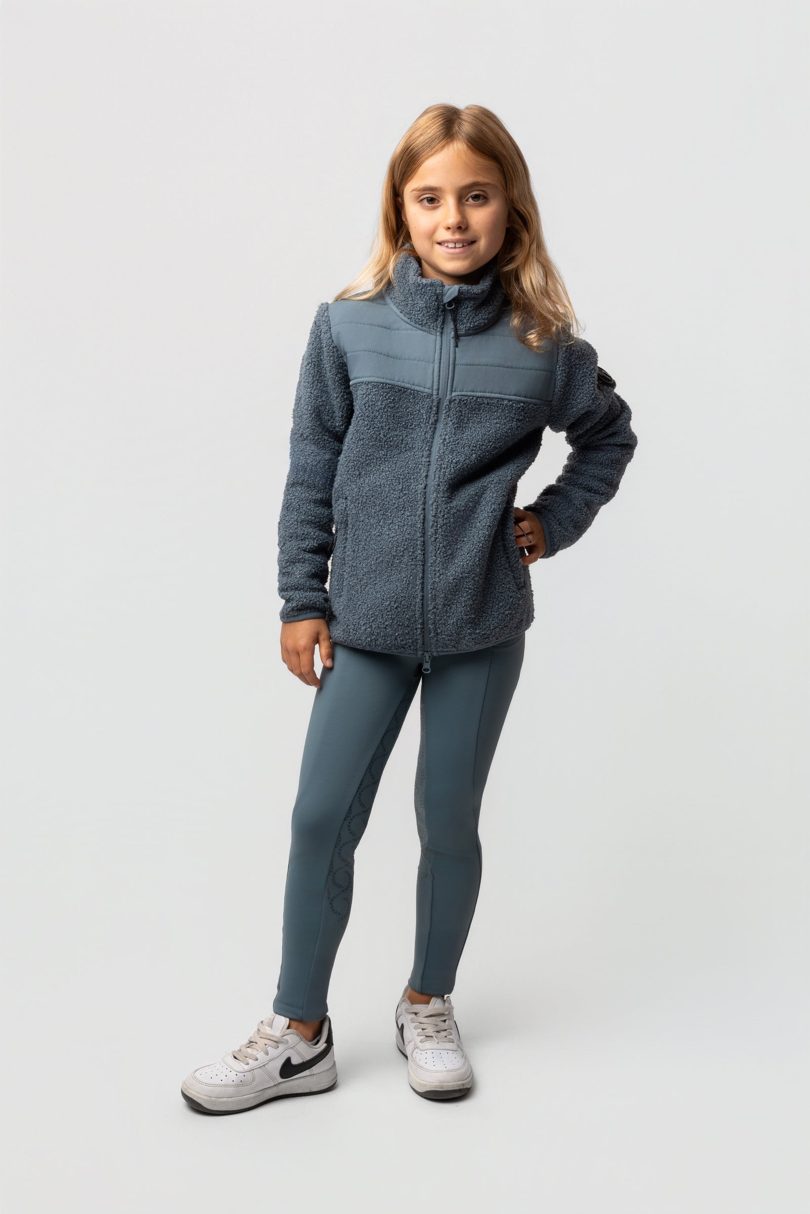 Horze Misha Kids´ Hybrid Fleece Jacket Kids Apparel