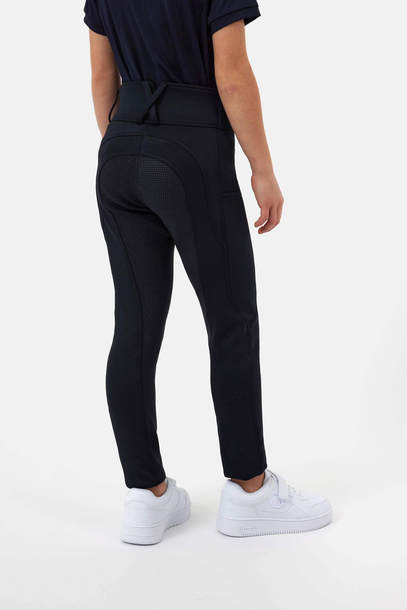 Horze Young Rider Chara bryczesy full grip Odzież jeździecka dziecięca